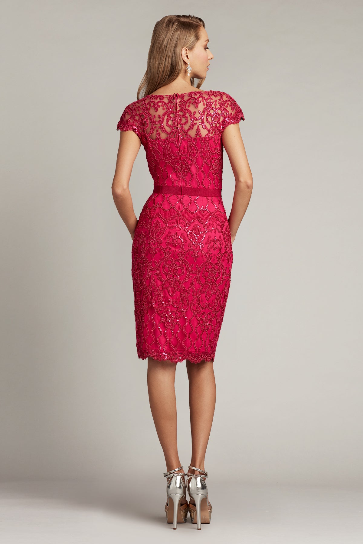 Miranda Sequin Embroidered Dress-HBSCS