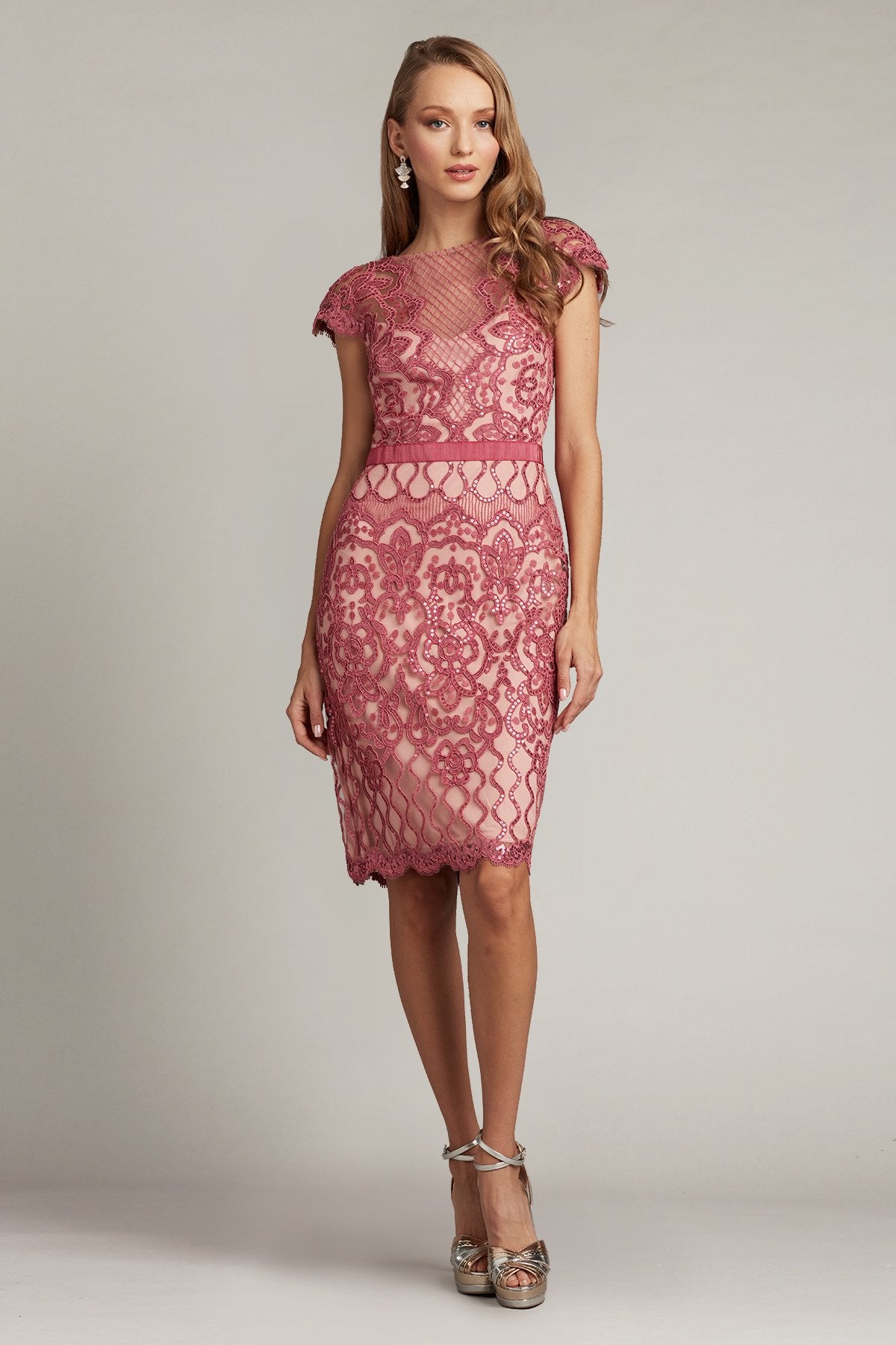 Miranda Sequin Embroidered Dress