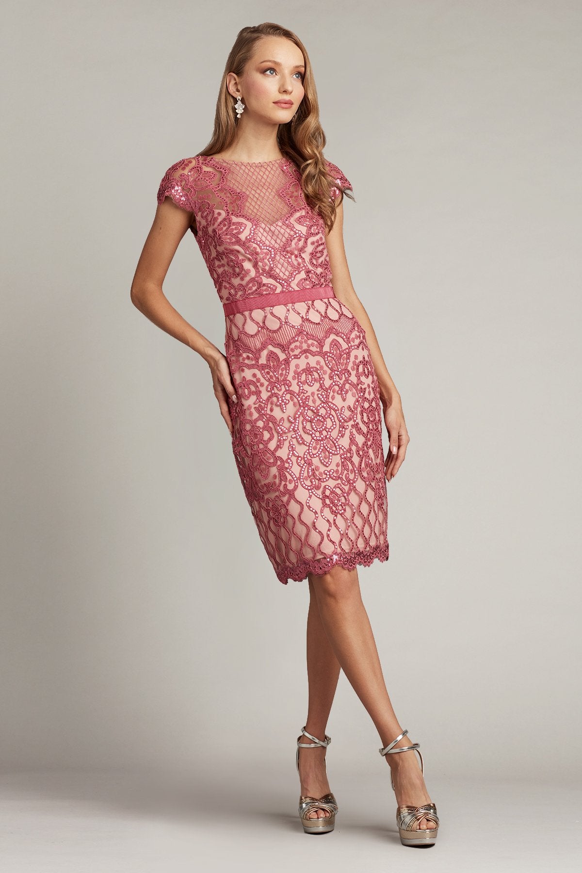 Miranda Sequin Embroidered Dress