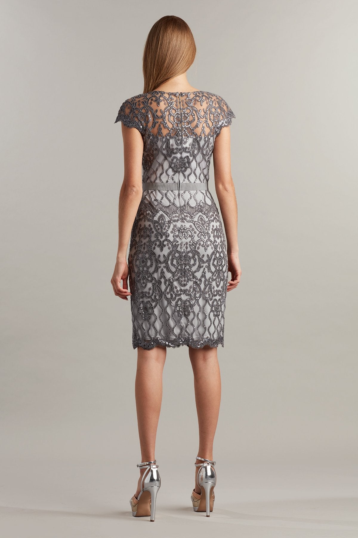 Tadashi Shoji - Miranda Sequin Embroidered Dress