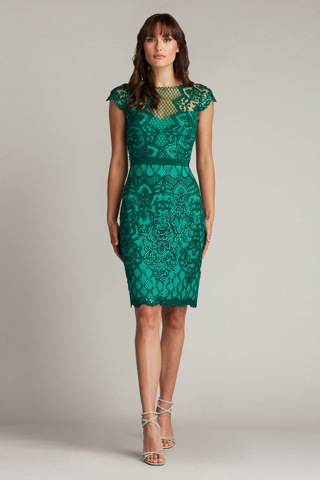 Miranda Sequin Embroidered Dress
