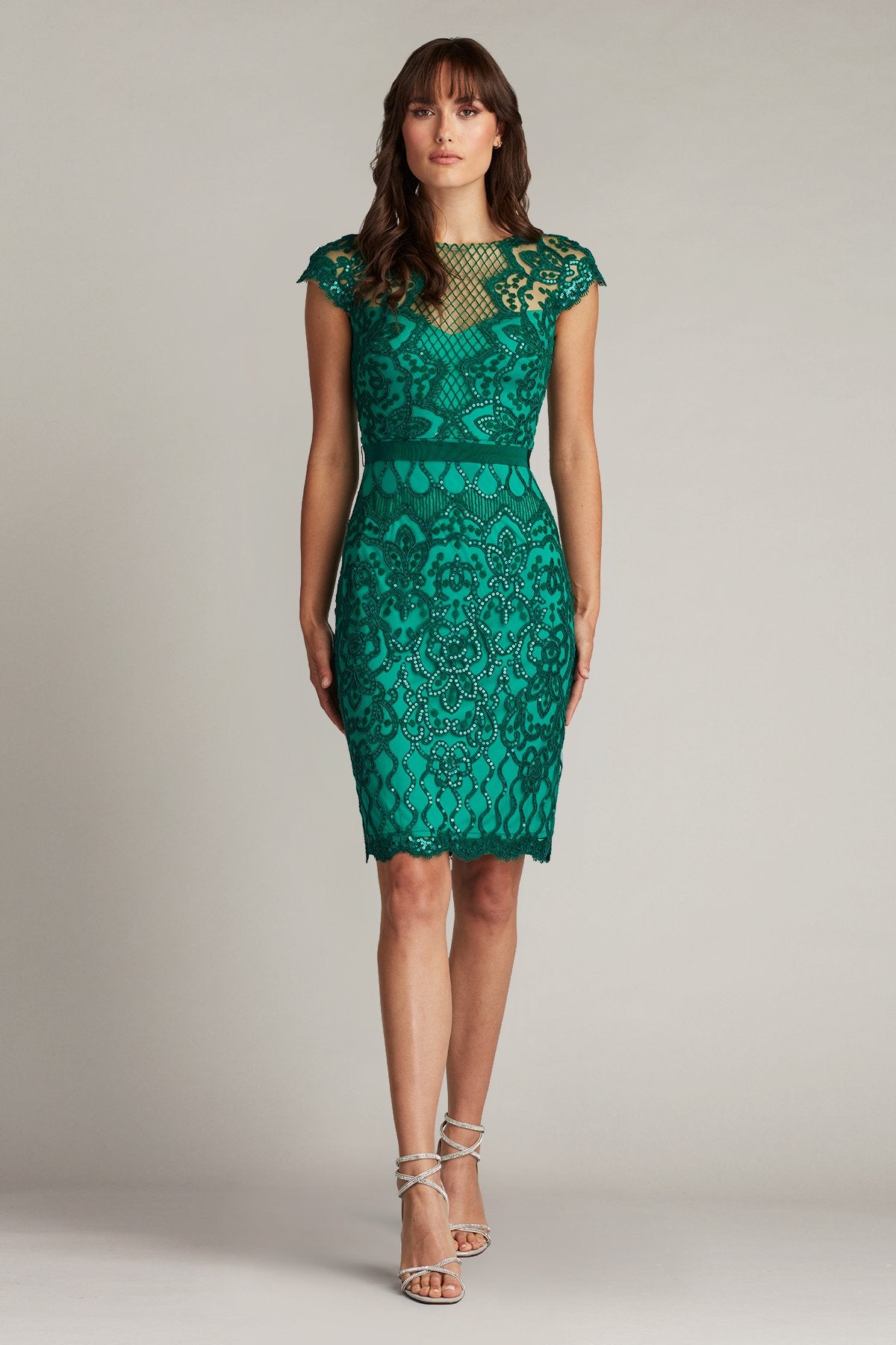Miranda Sequin Embroidered Dress