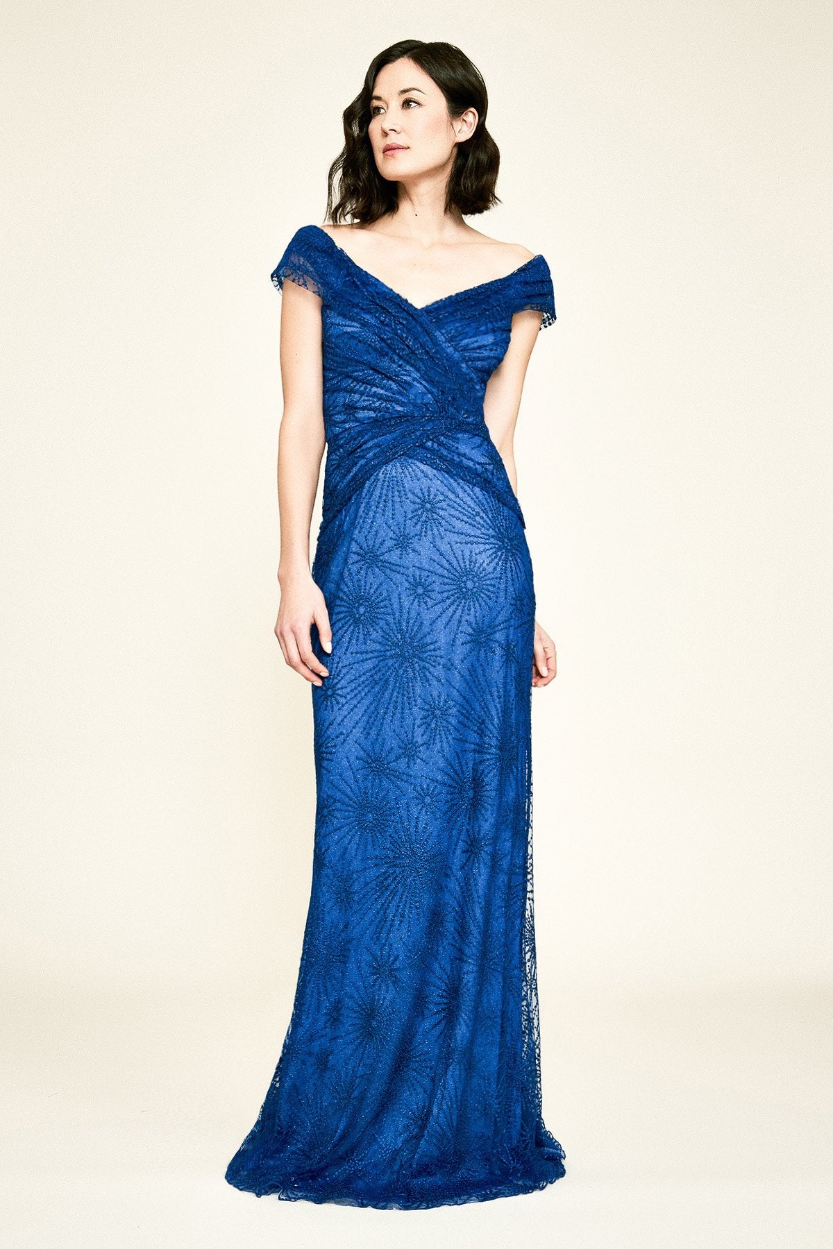 Tadashi Shoji - Payette Embroidered Tulle Gown