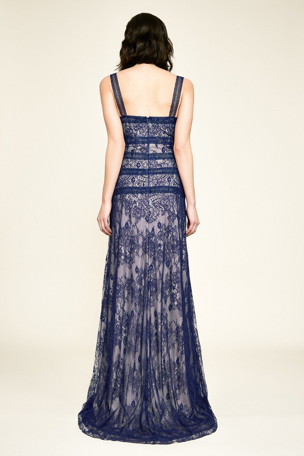 Tadashi Shoji - Dutton Strap Lace Gown