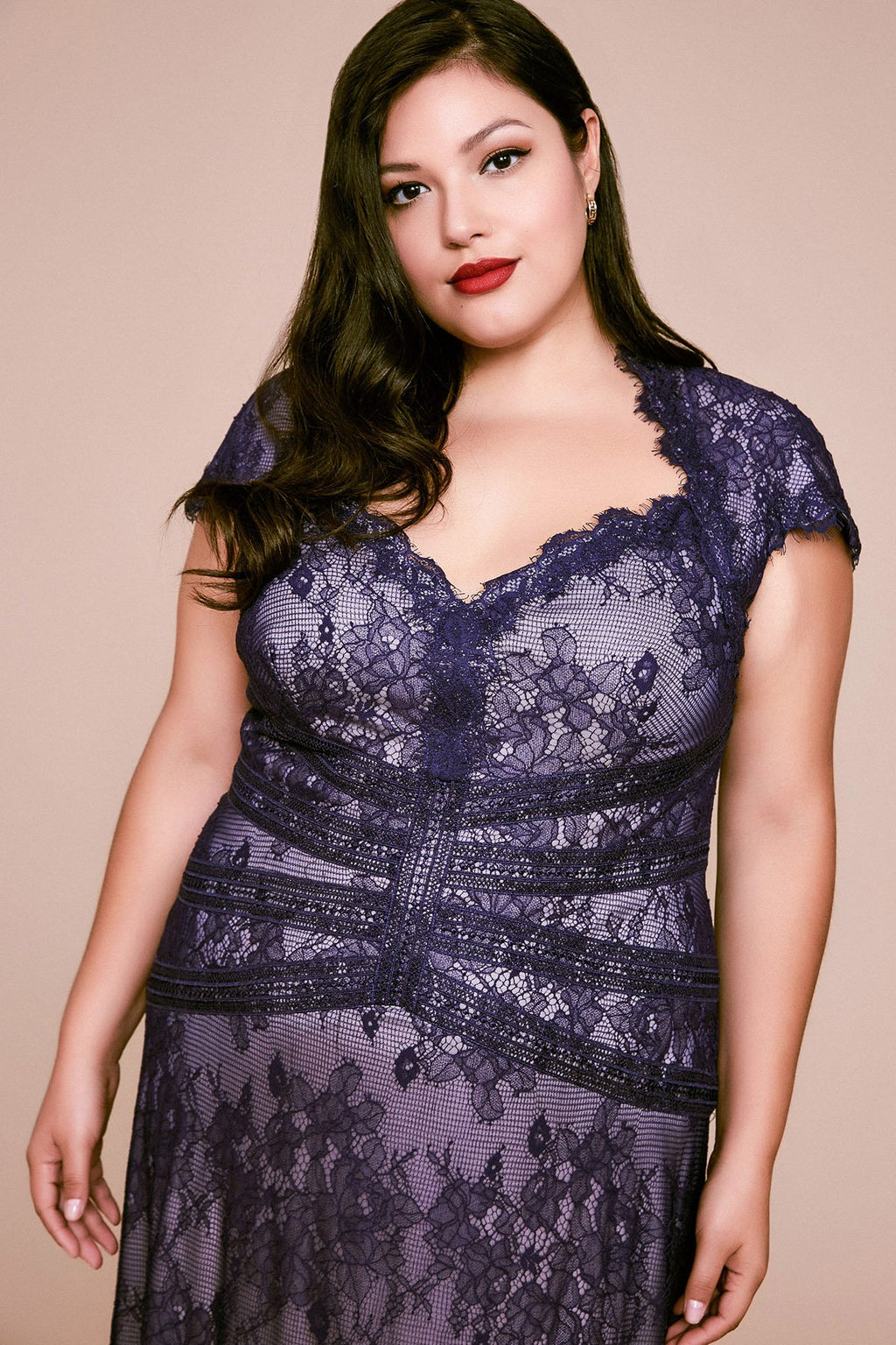 Tadashi Shoji - Swanson Lace Gown - PLUS SIZE
