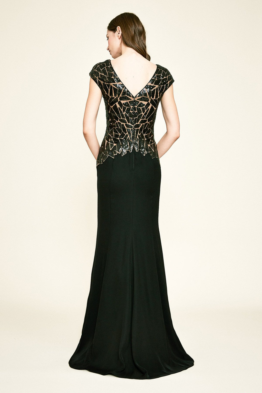 Tadashi Shoji - Peake Sequin Embroidered Gown