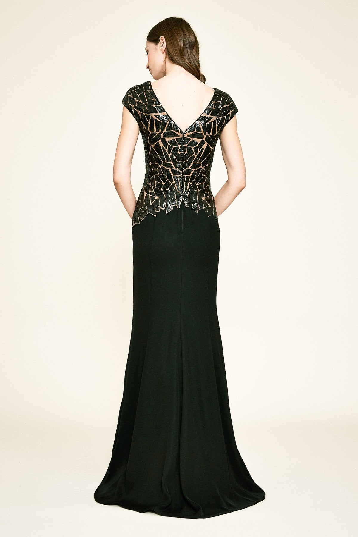 Tadashi Shoji - Peake Sequin Embroidered Gown
