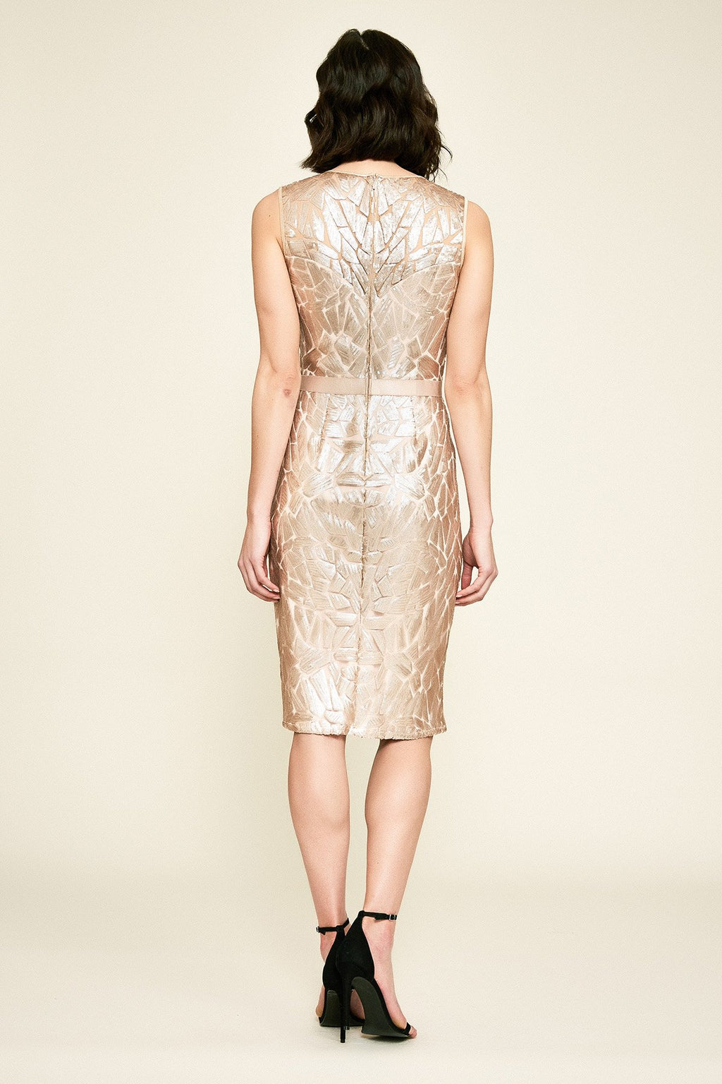 Weber Sequin Embroidered Dress - PETITE