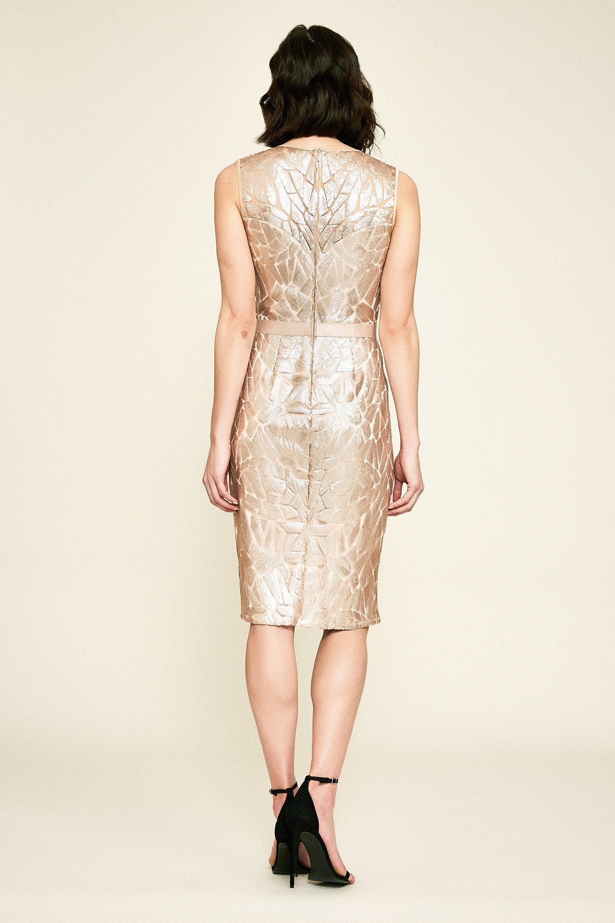 Weber Sequin Embroidered Dress - PETITE