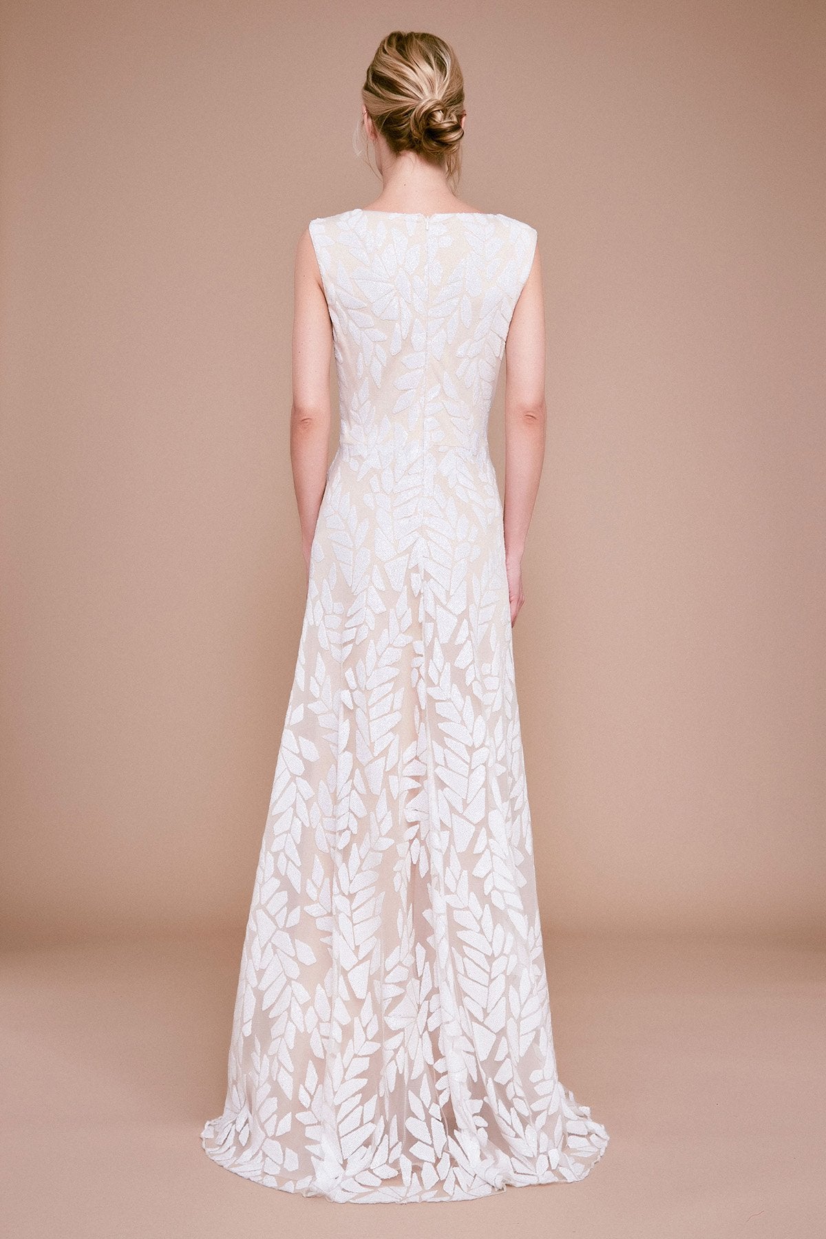 Tadashi Shoji - Frances Sequin Embroidered Tulle Gown