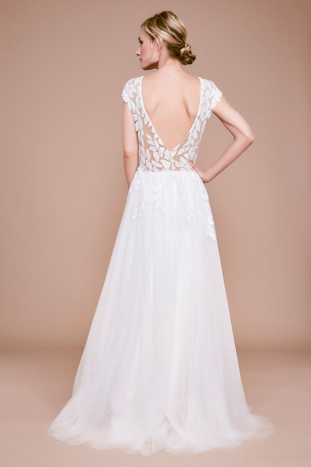 Tadashi Shoji - Vilvadi Sequin Embroidered Tulle Gown