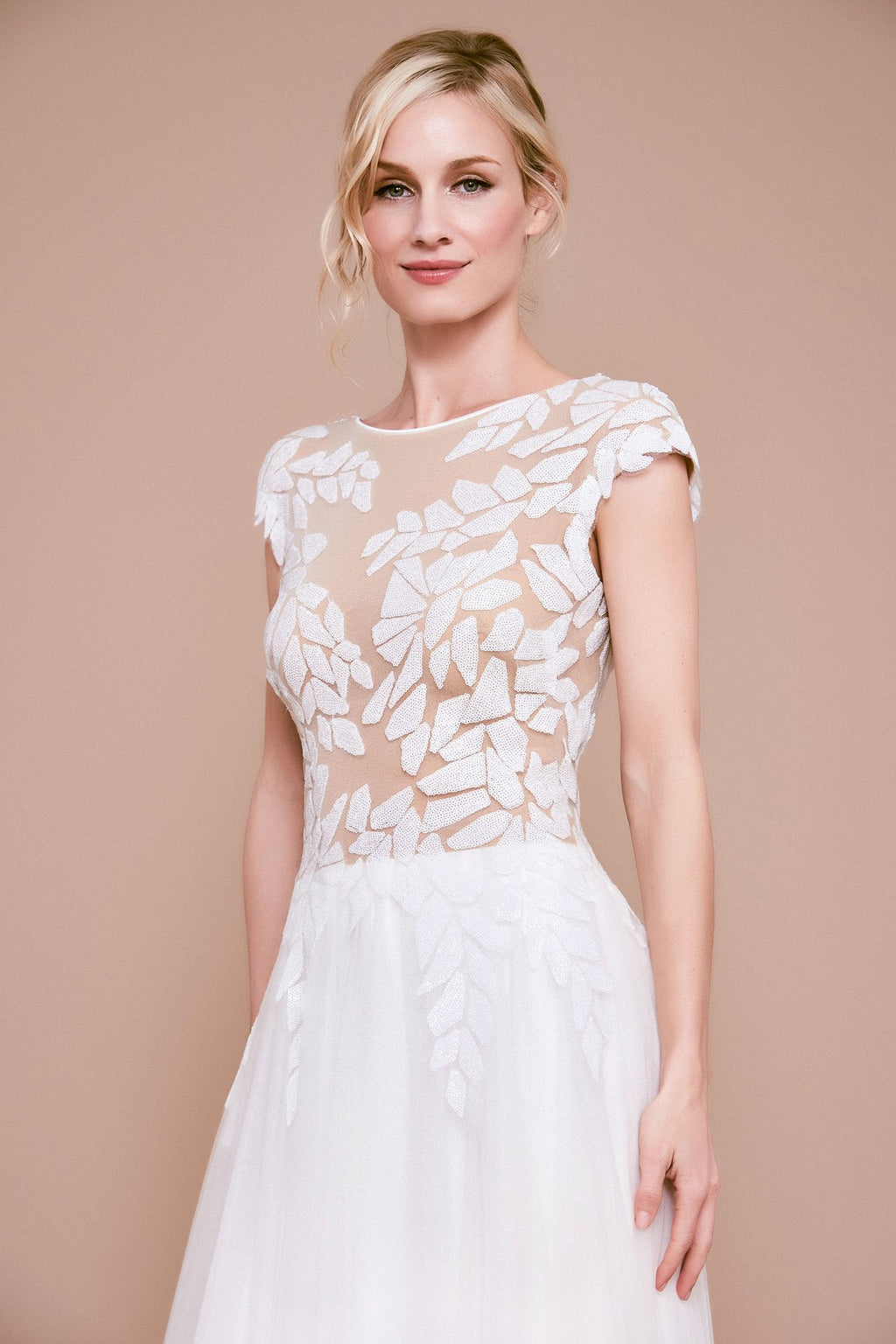 Tadashi Shoji - Vilvadi Sequin Embroidered Tulle Gown