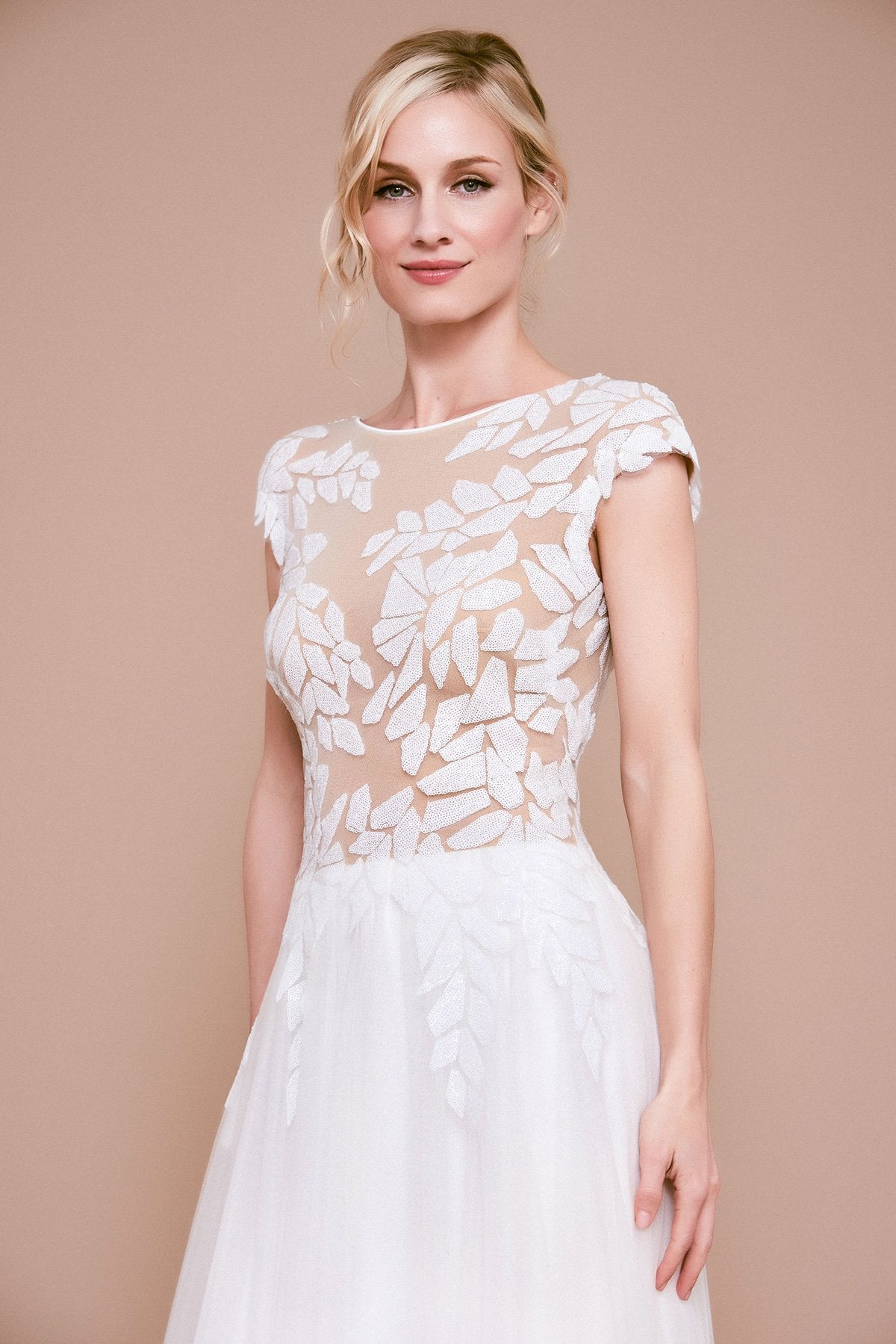 Tadashi Shoji - Vilvadi Sequin Embroidered Tulle Gown