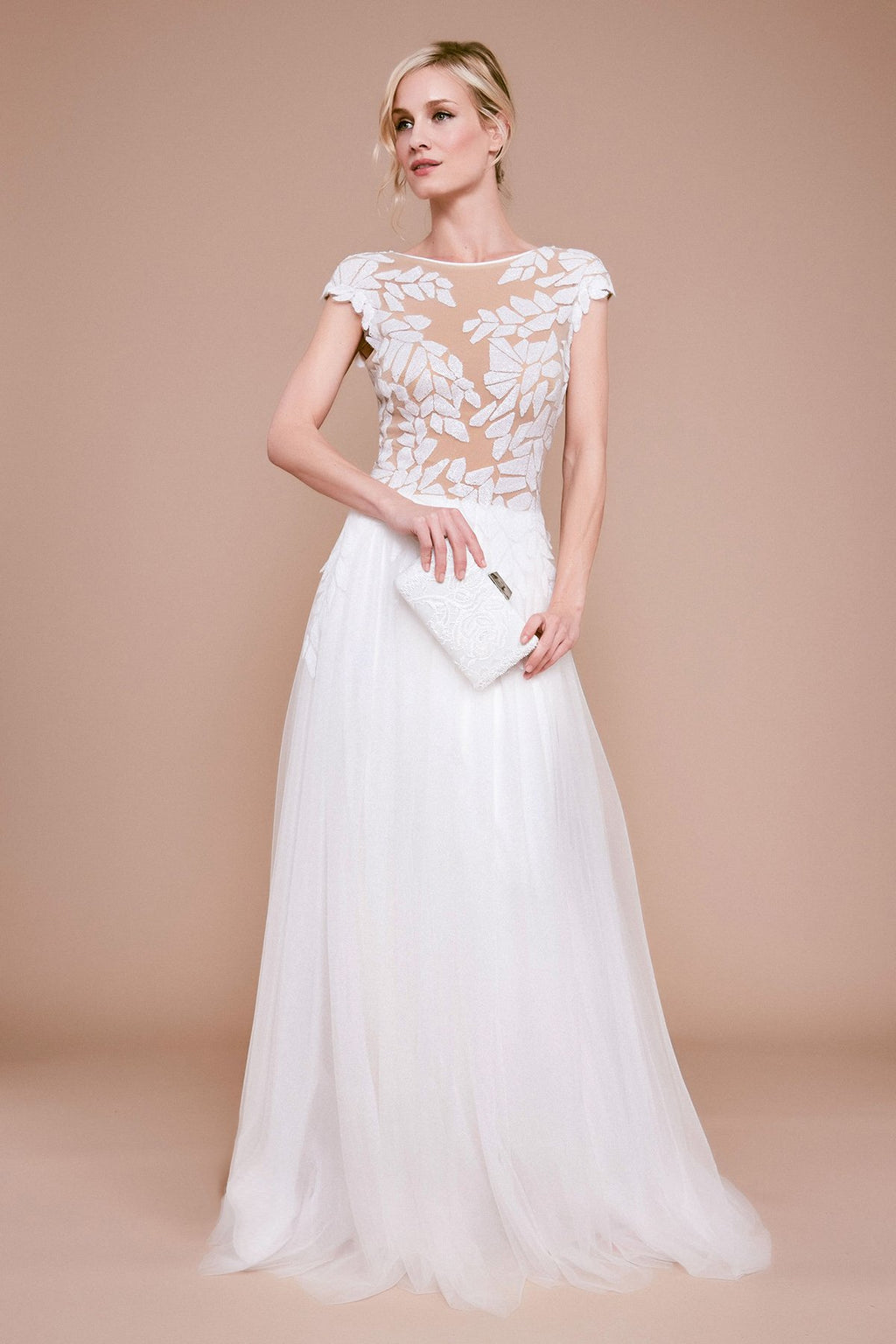 Tadashi Shoji - Vilvadi Sequin Embroidered Tulle Gown