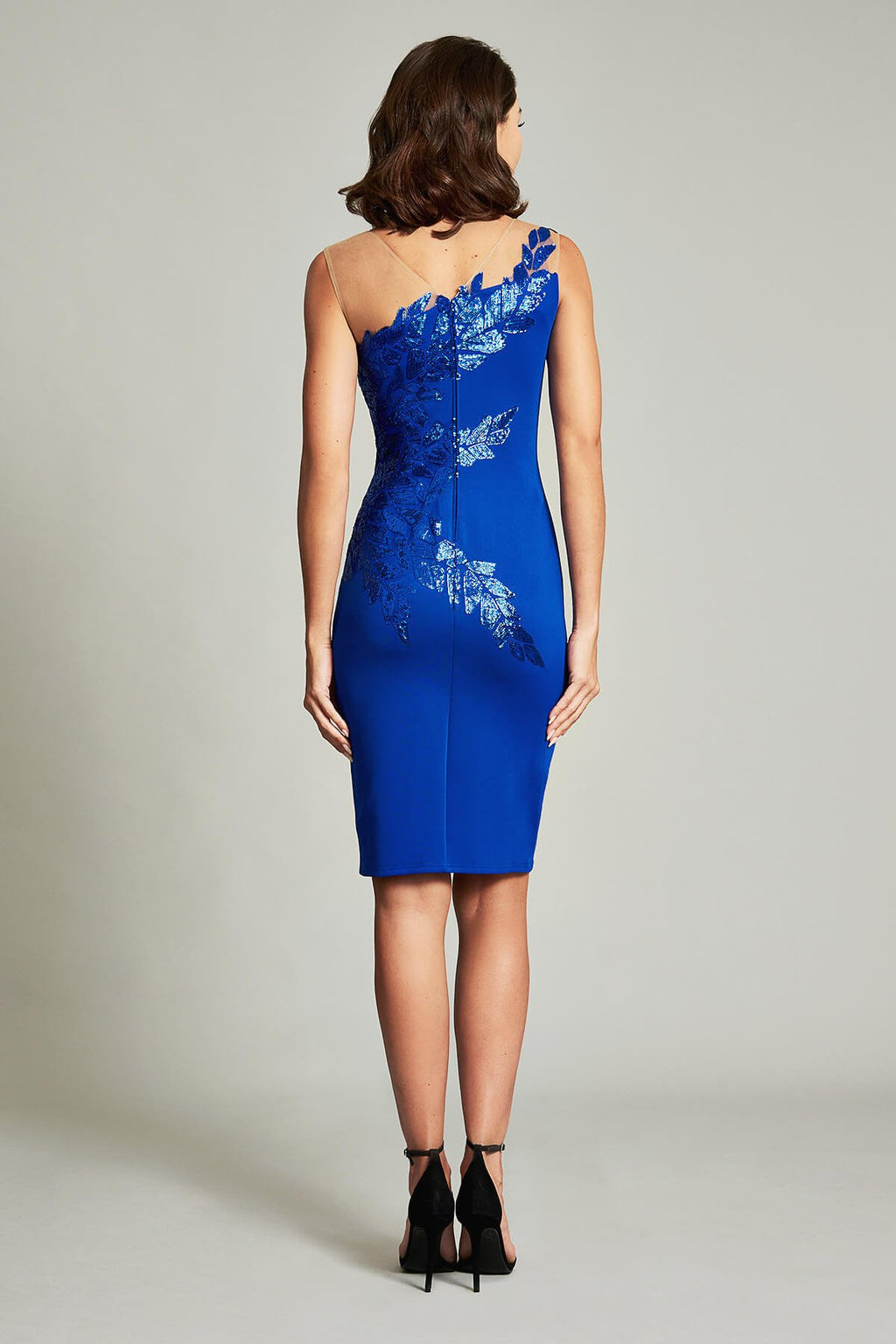 Seddon One-Shoulder Neoprene Dress