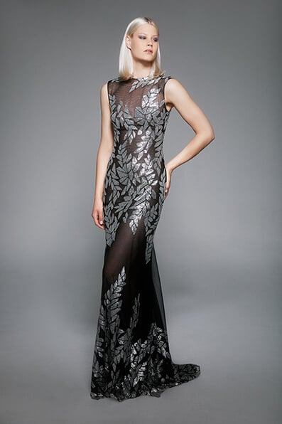 Tadashi Shoji - Haise Sequin Tulle Gown