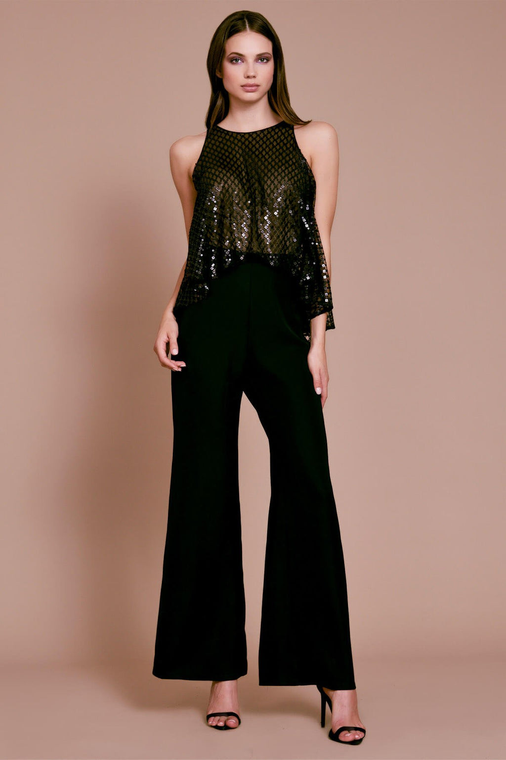 Ashley Halter Open Back Jumpsuit