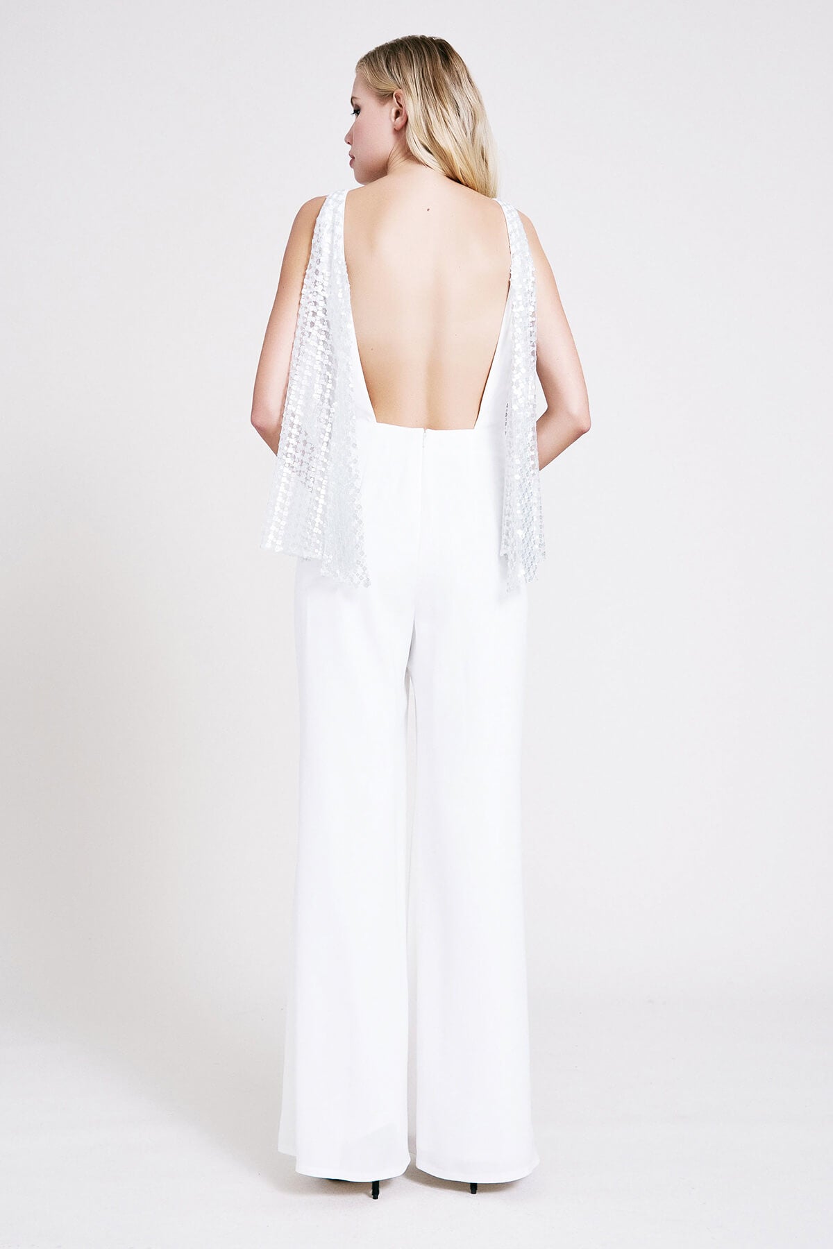 Ashley Halter Open Back Jumpsuit