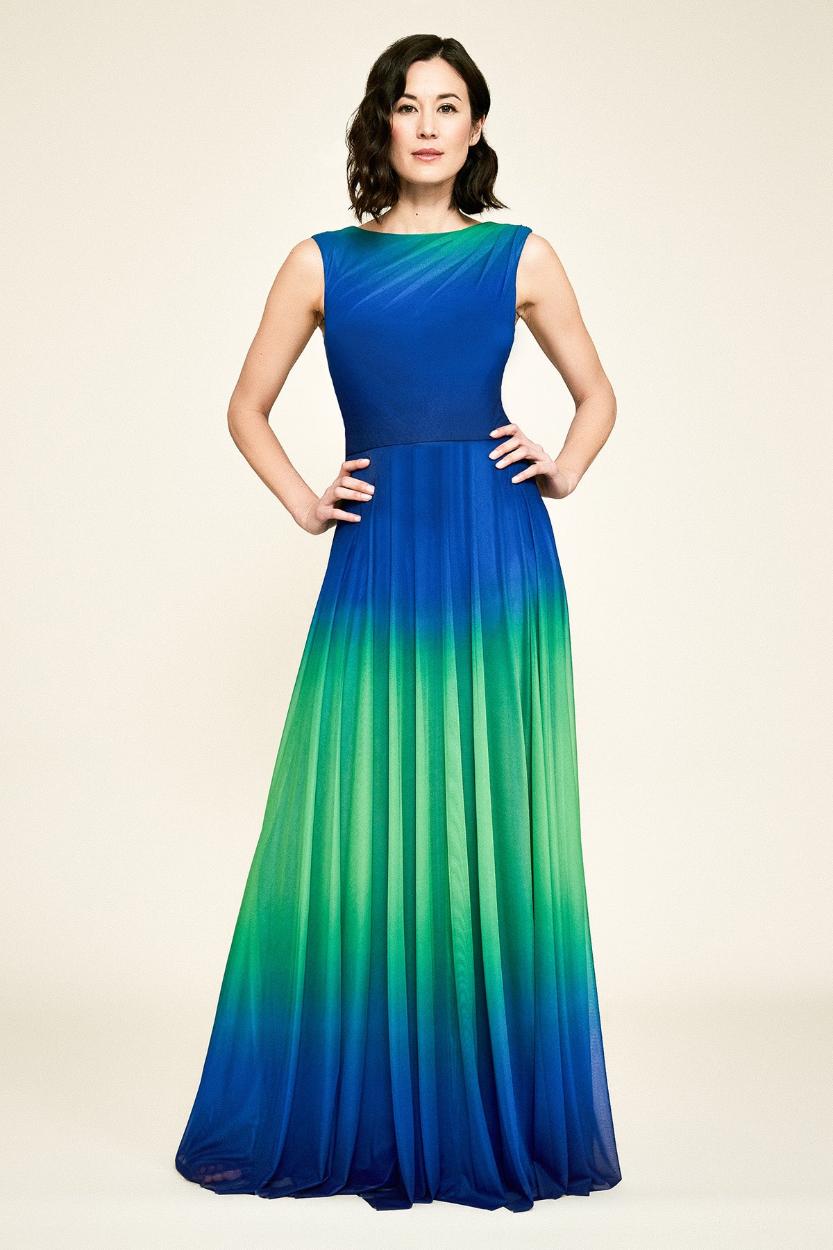 Tadashi Shoji - Reiter Jersey Ombre Gown