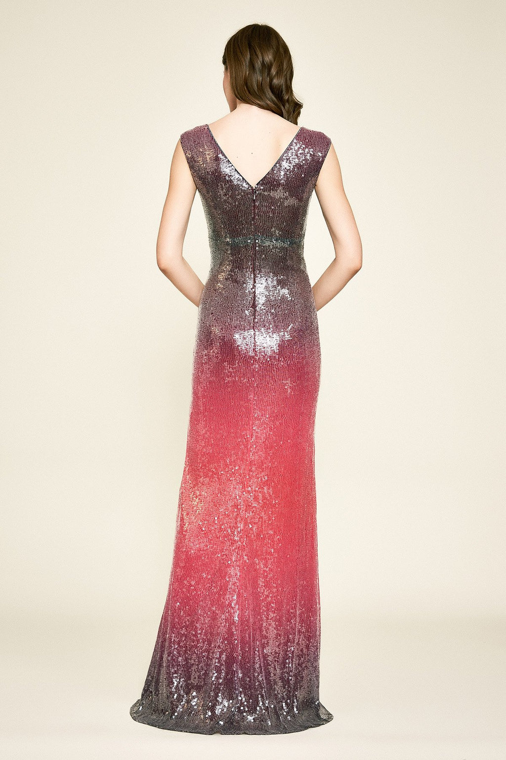 Tadashi Shoji - Satcher Ombre Sequin Gown