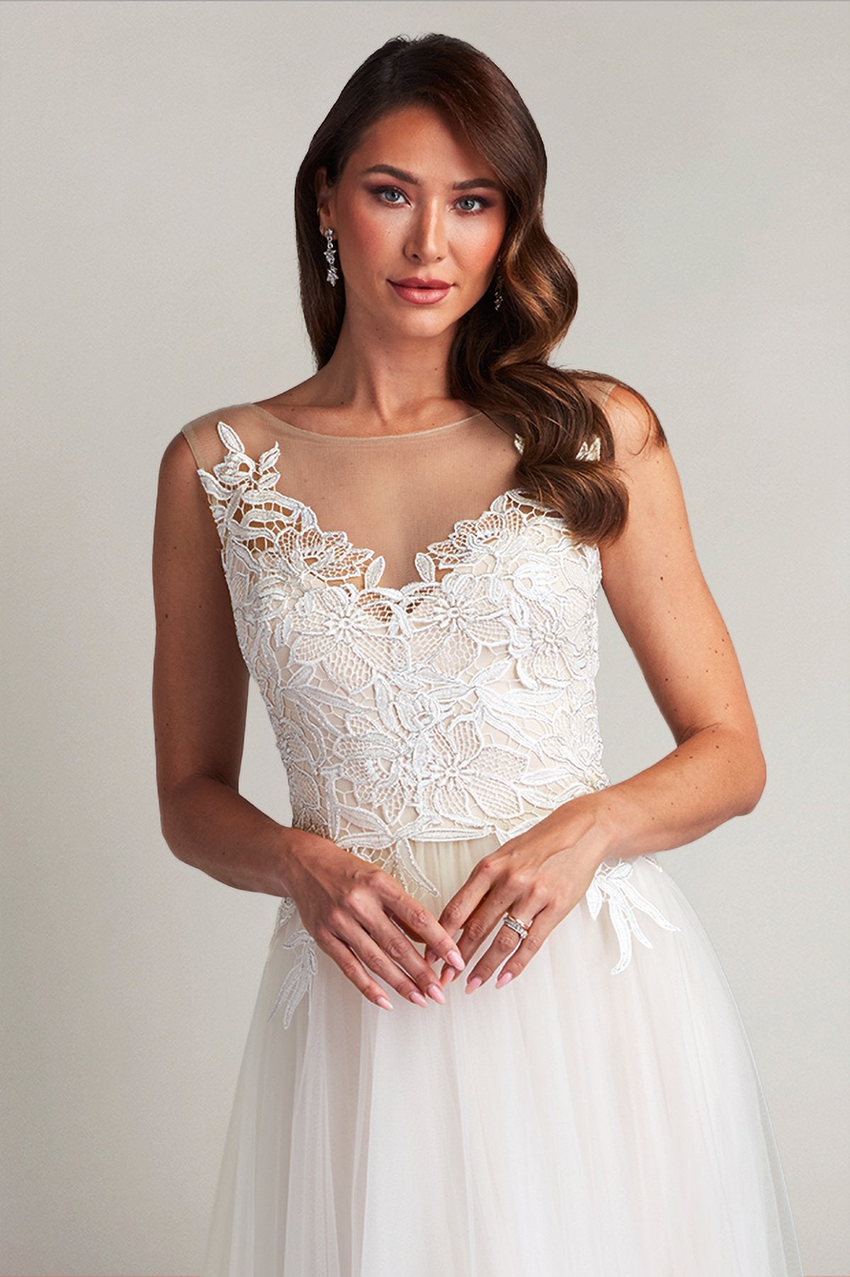 Jardine Lace Tulle Gown