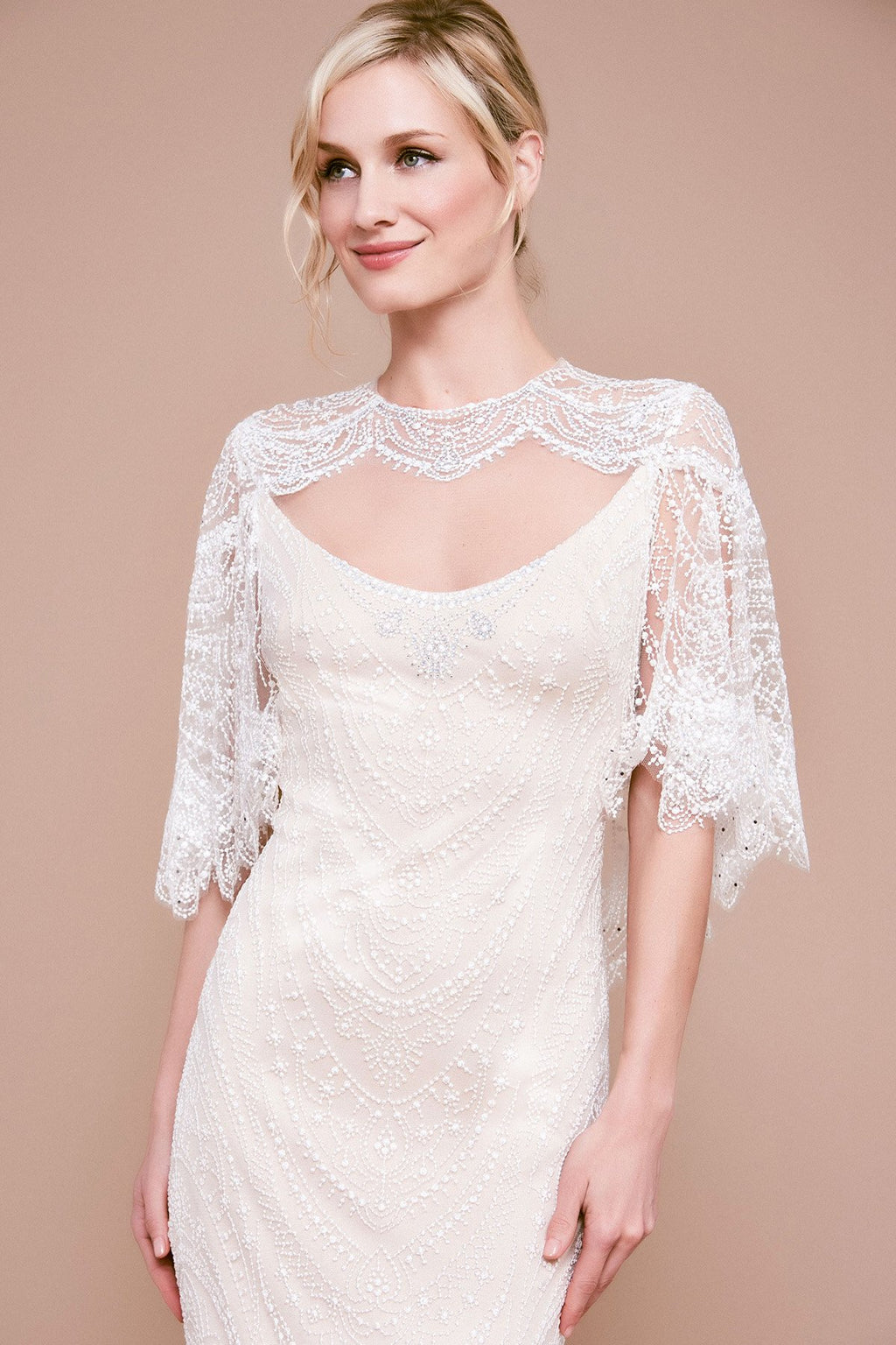 Tadashi Shoji - Atwood Open-Back Lace Gown