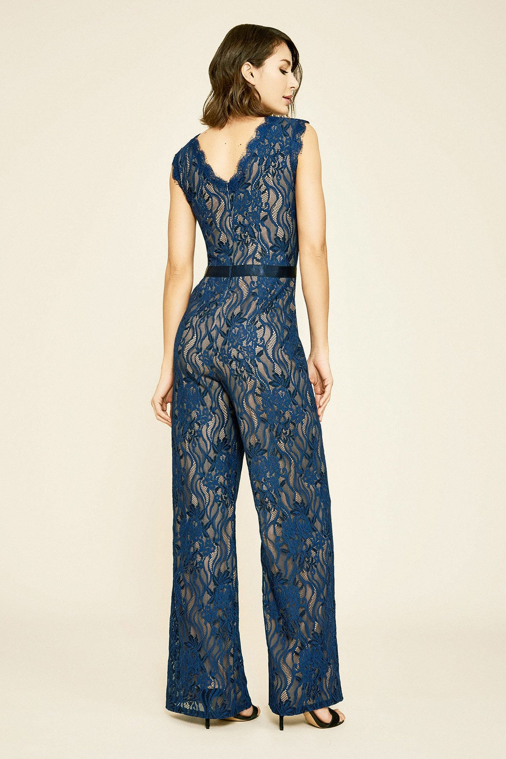 Tadashi Shoji - Koko Sleeveless Lace Jumpsuit