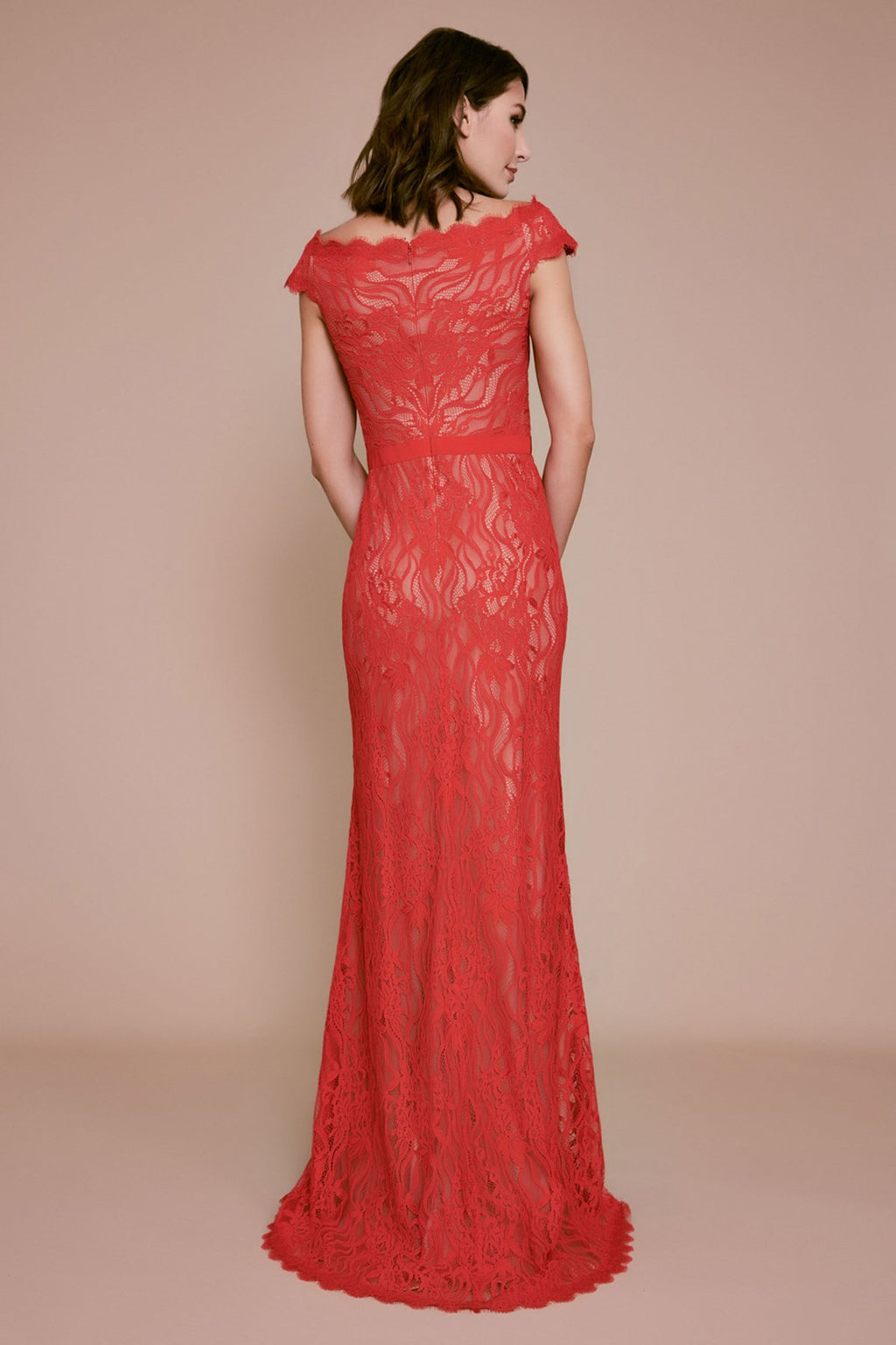 Vorona Lace Motif Gown