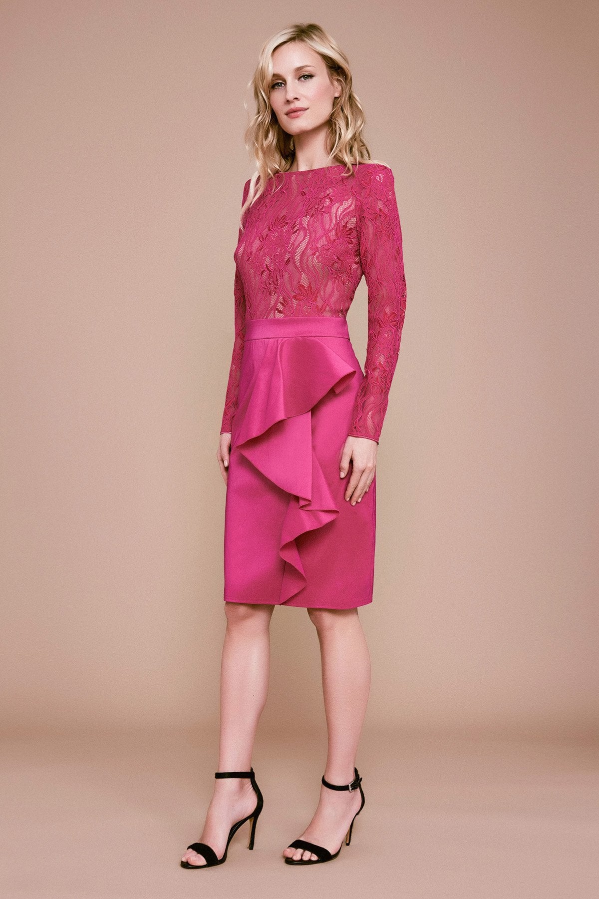Tadashi Shoji - Nyx Ruffled Taffeta Dress