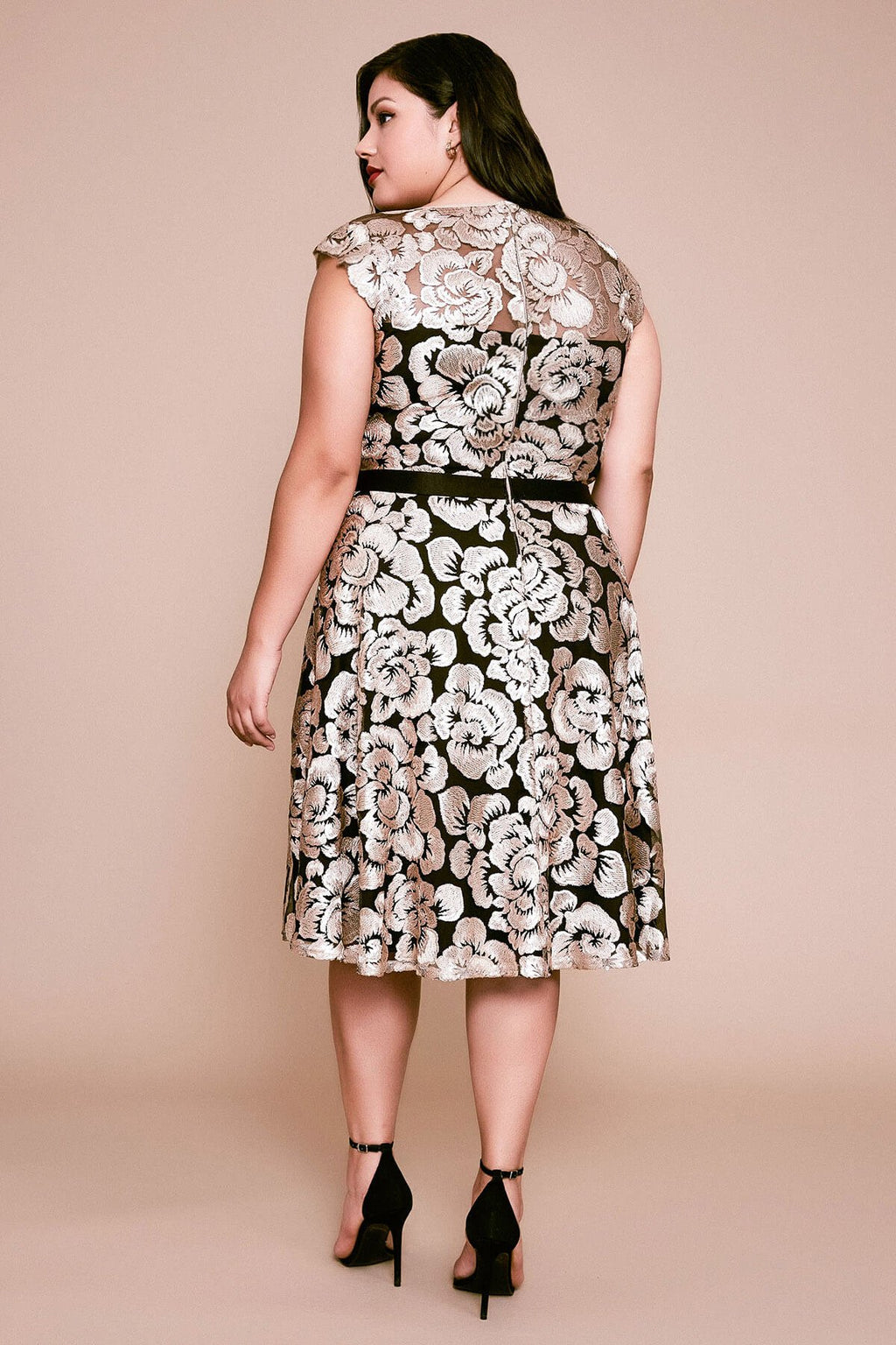Tadashi Shoji - Izalie Embroidered Sequin Dress - PLUS SIZE
