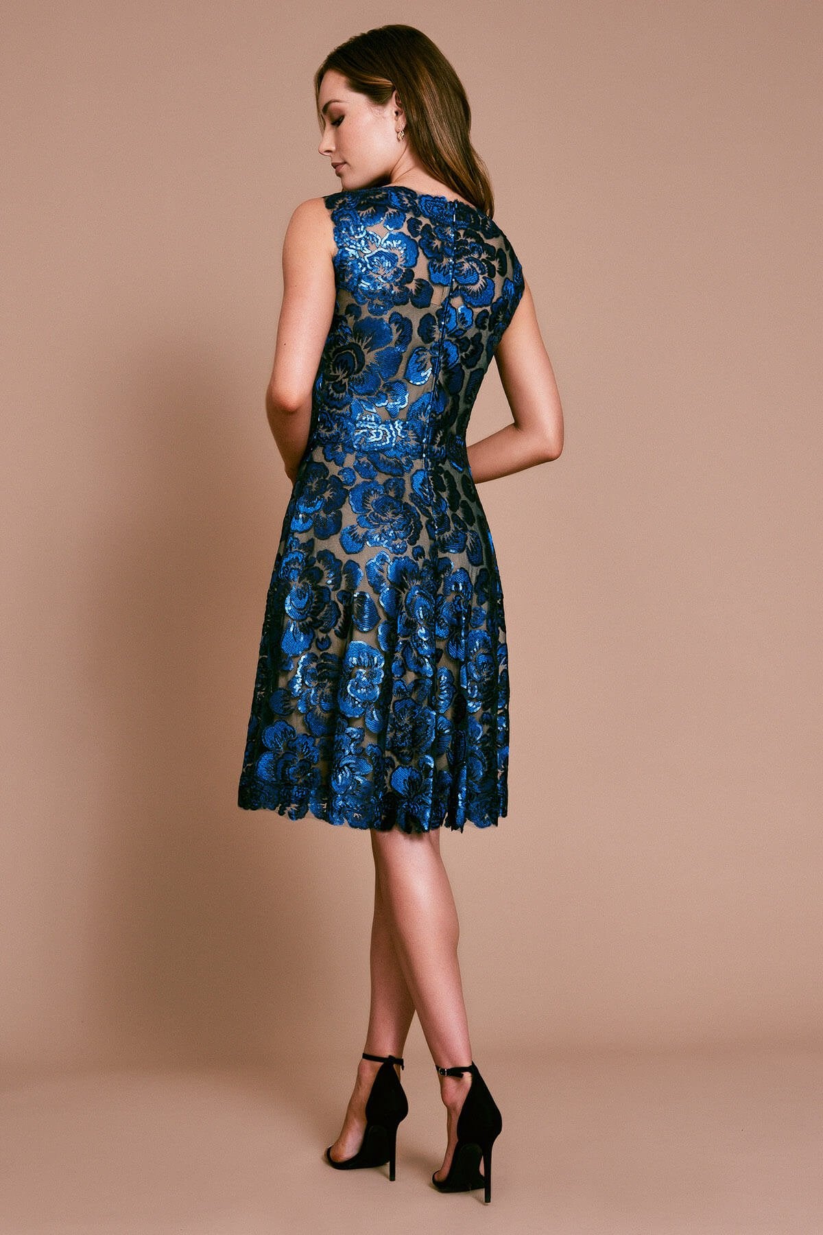 Keme Floral Sequin Dress