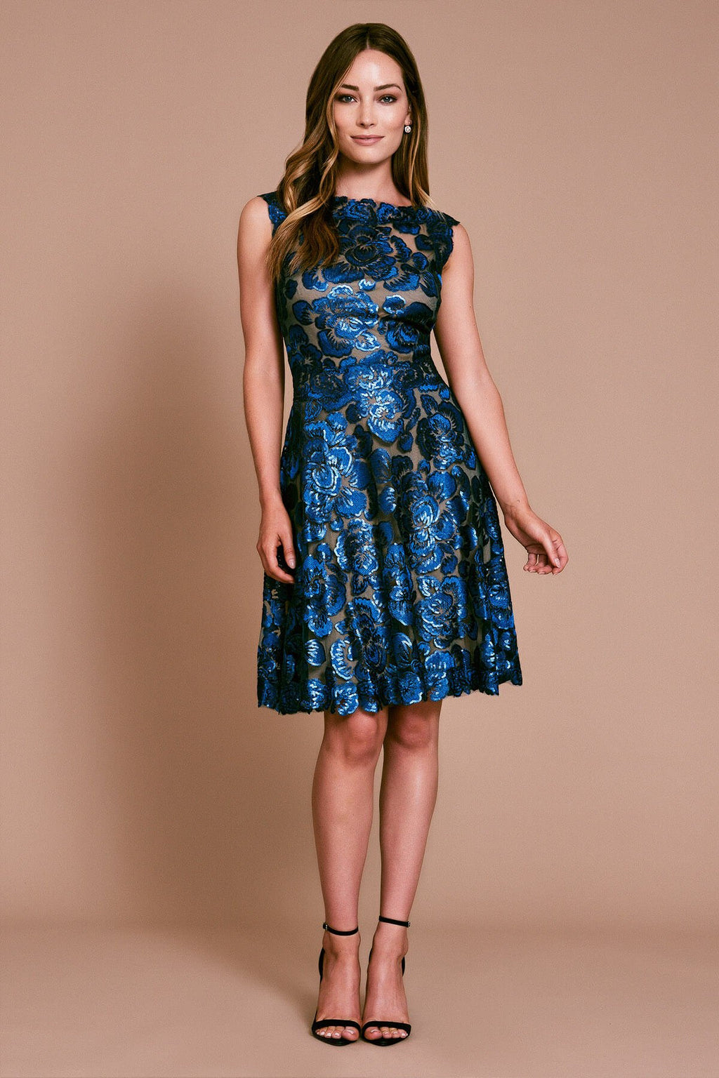 Keme Floral Sequin Dress