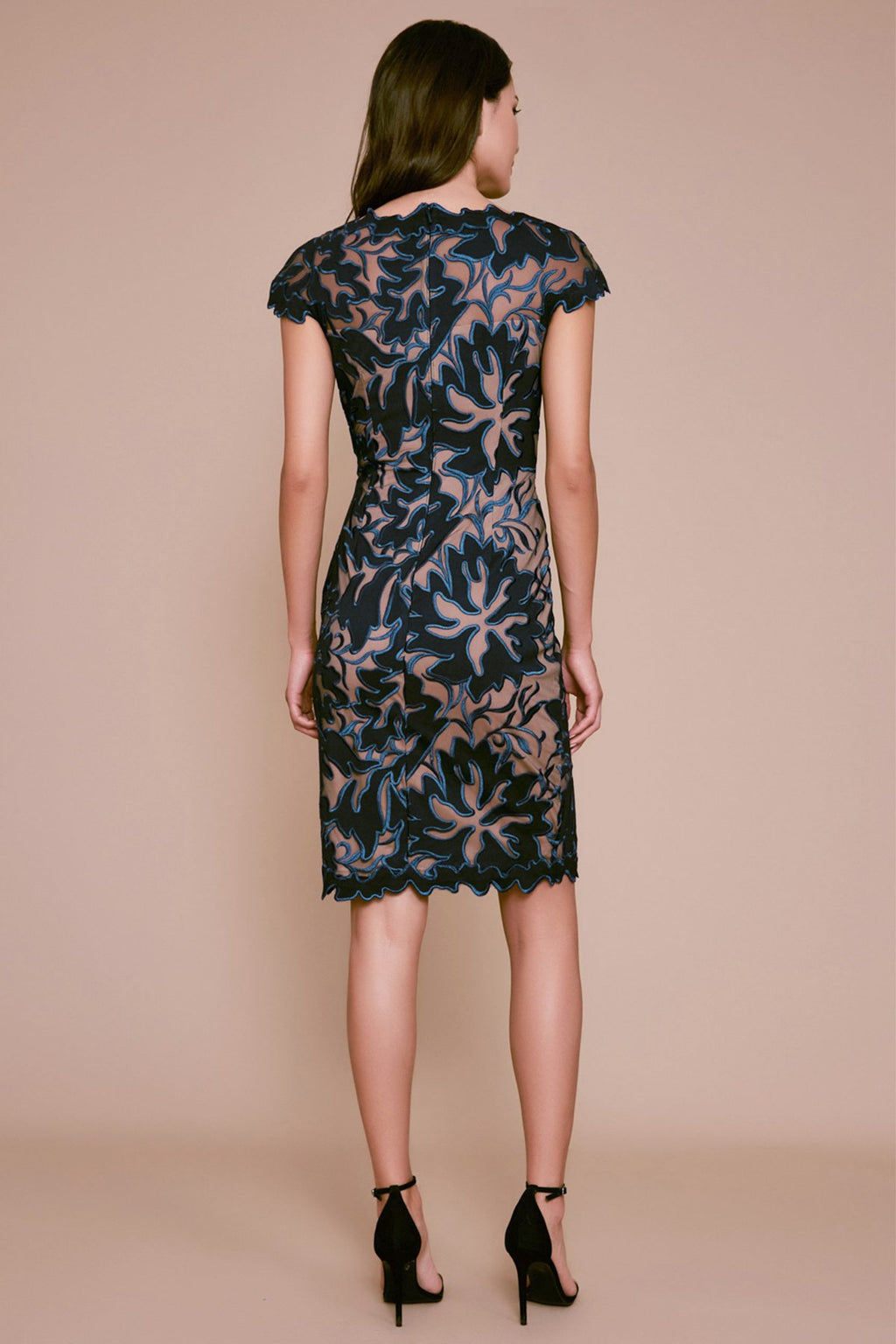 Lupine Floral Applique Dress