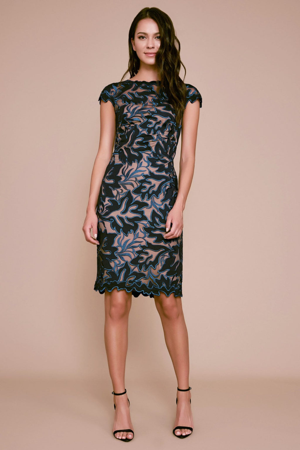 Lupine Floral Applique Dress