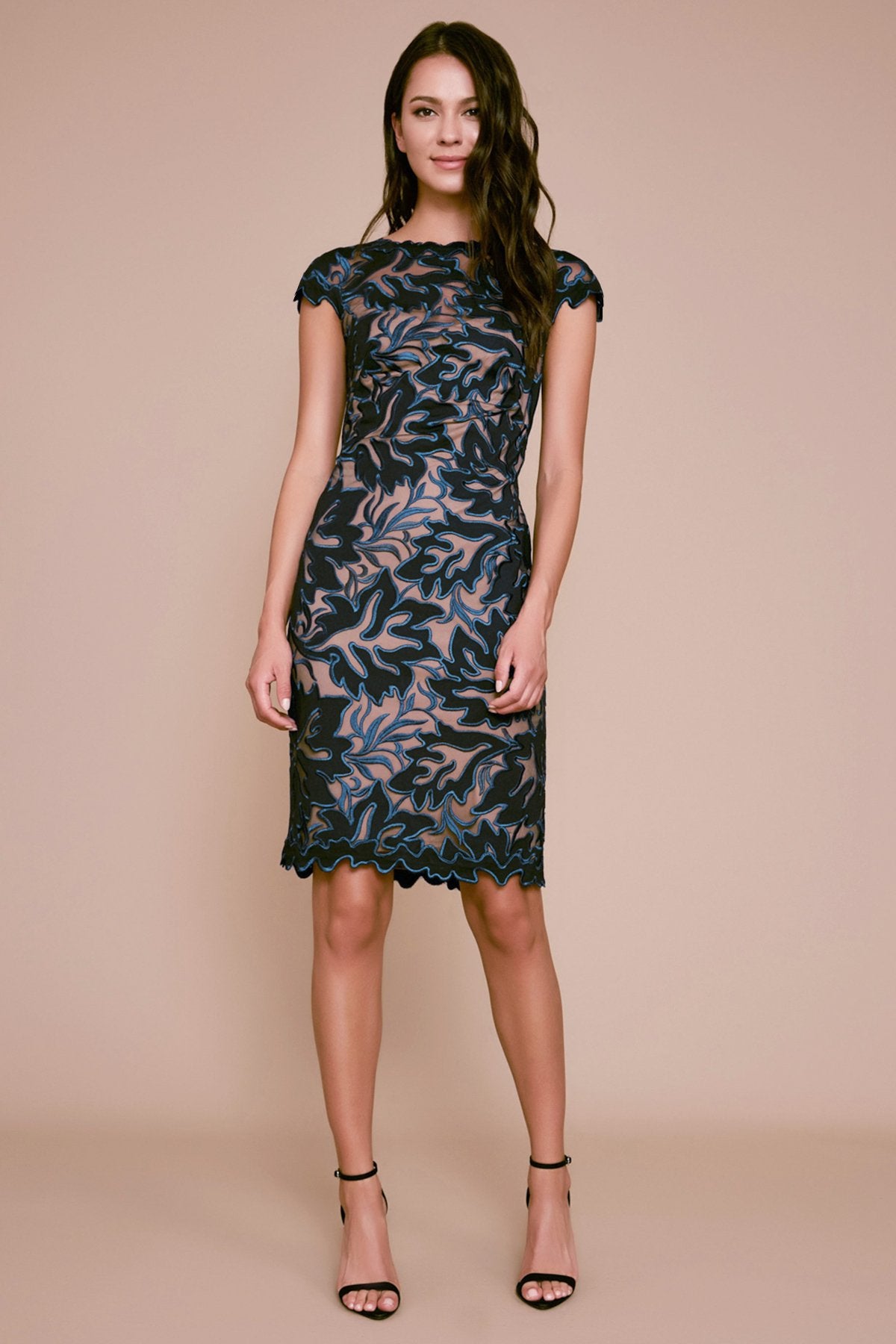 Lupine Floral Applique Dress