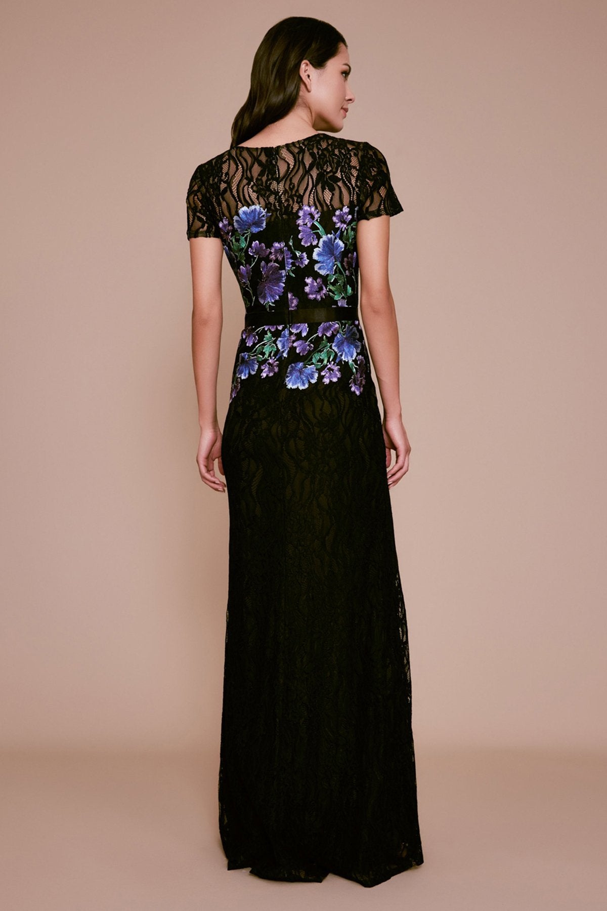 Tadashi Shoji - Avens Floral Embroidered Gown