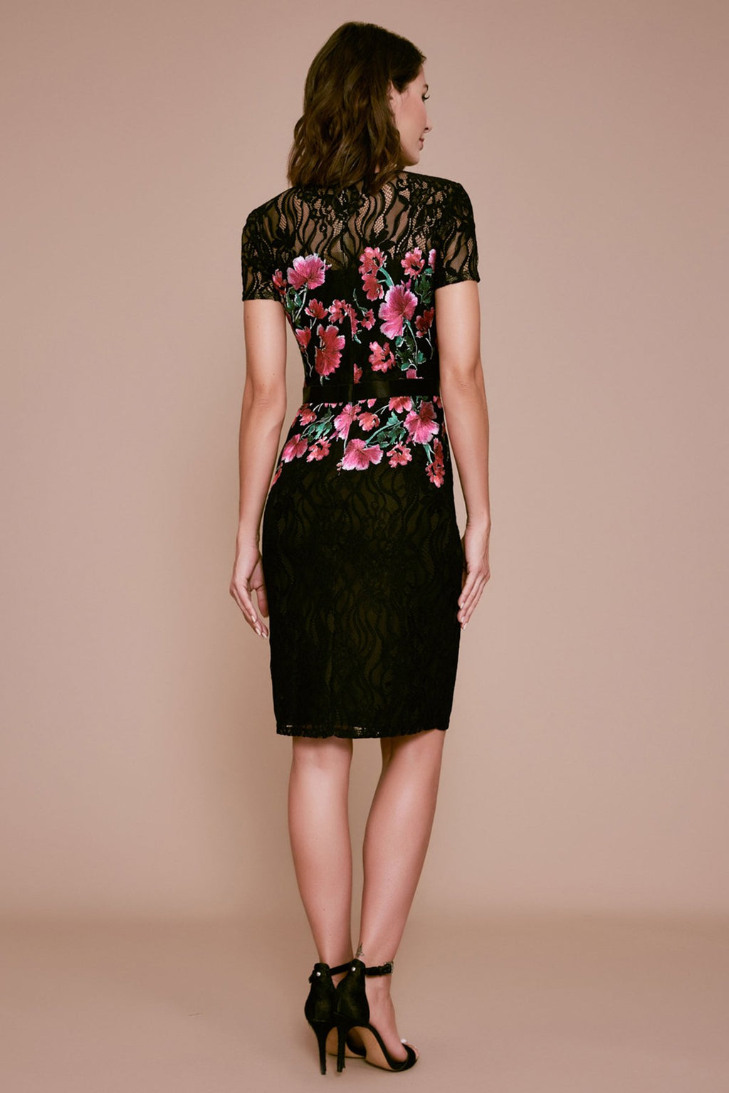 Seda Floral Embroidered Dress