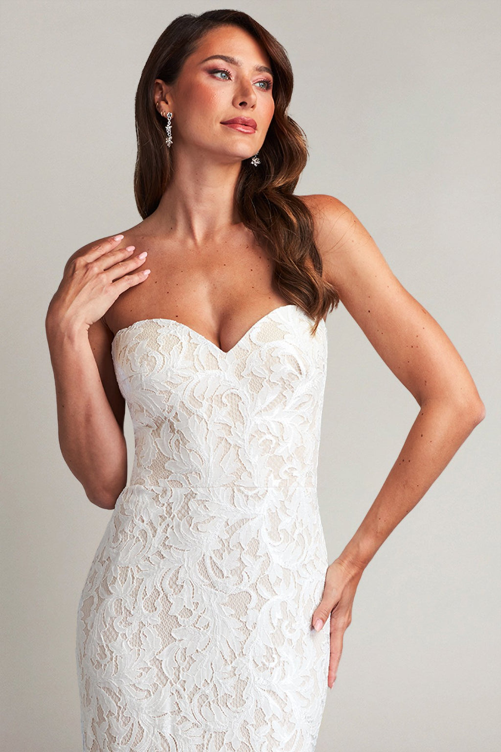 Ophni Strapless Sweetheart Gown