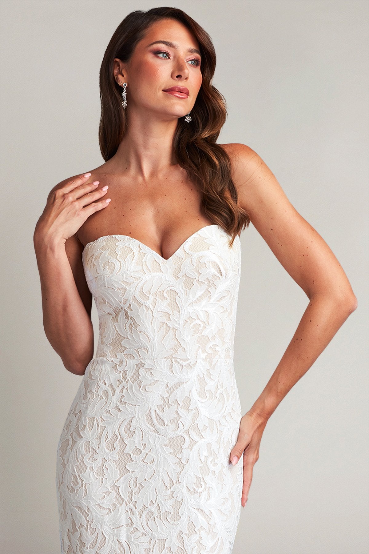 Ophni Strapless Sweetheart Gown