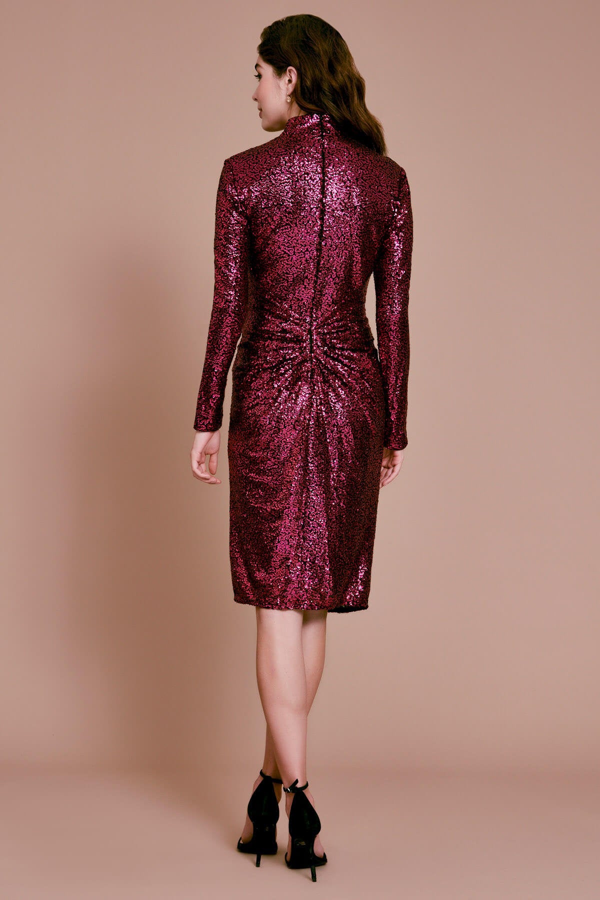 Tadashi Shoji - Rani Long-Sleeve Sequin Dress