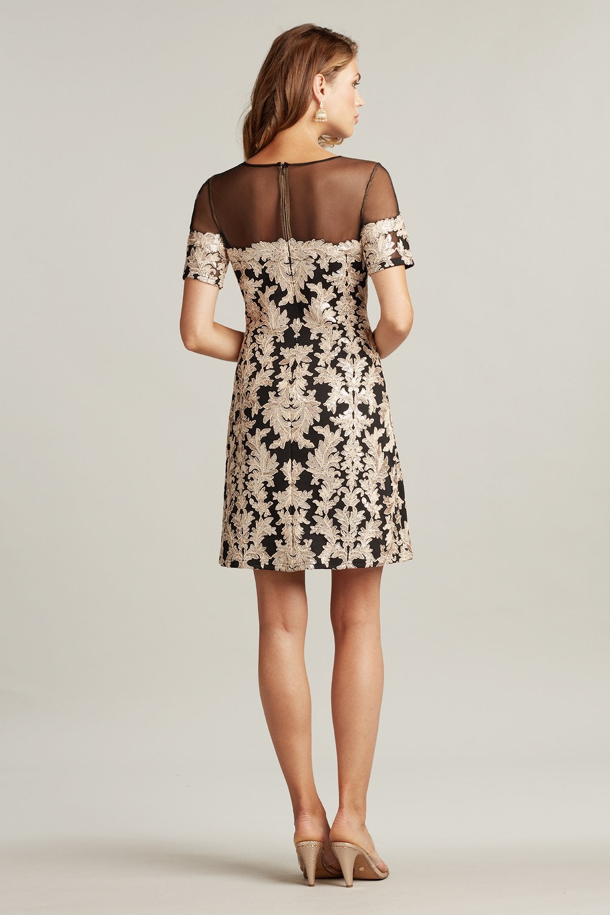 Ivette Embroidered Appliqué Dress