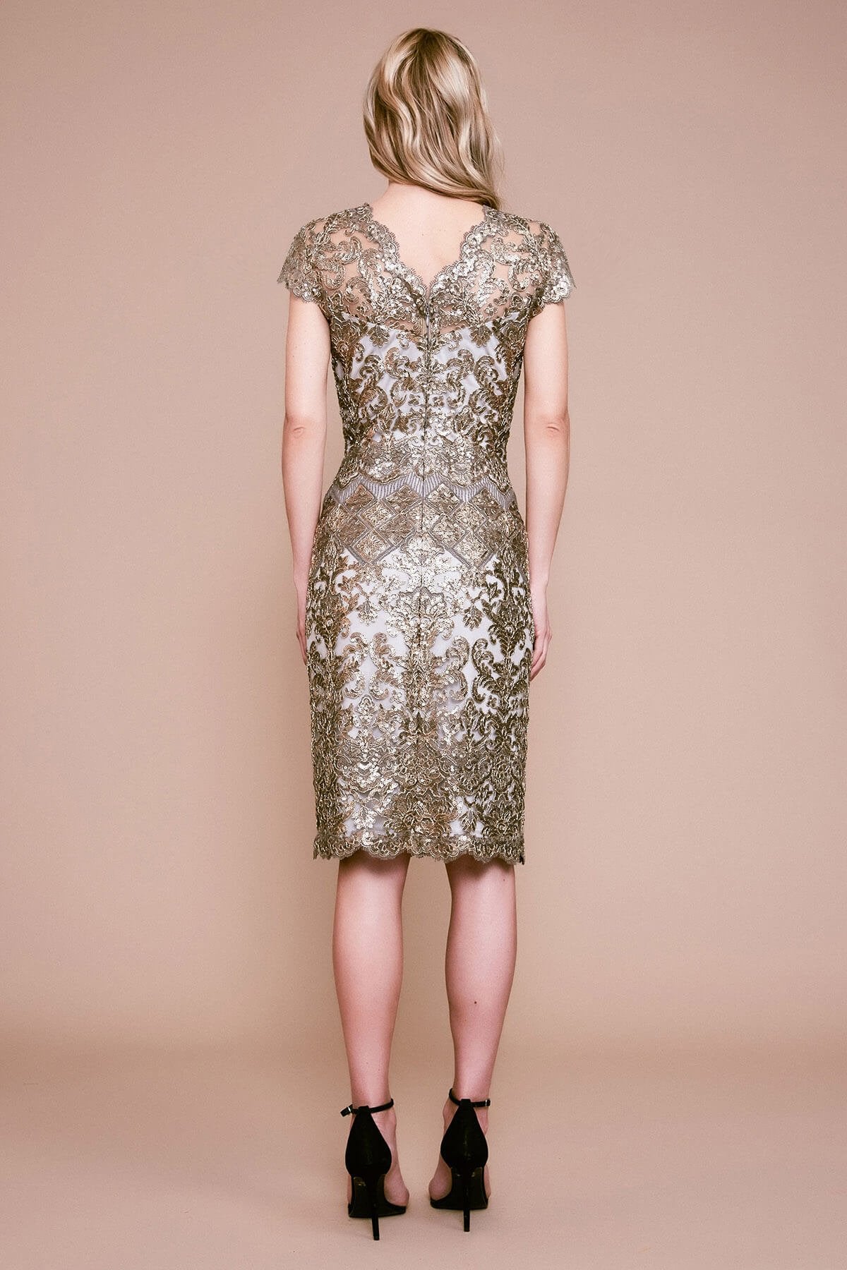 Canna Sequin Embroidered Dress