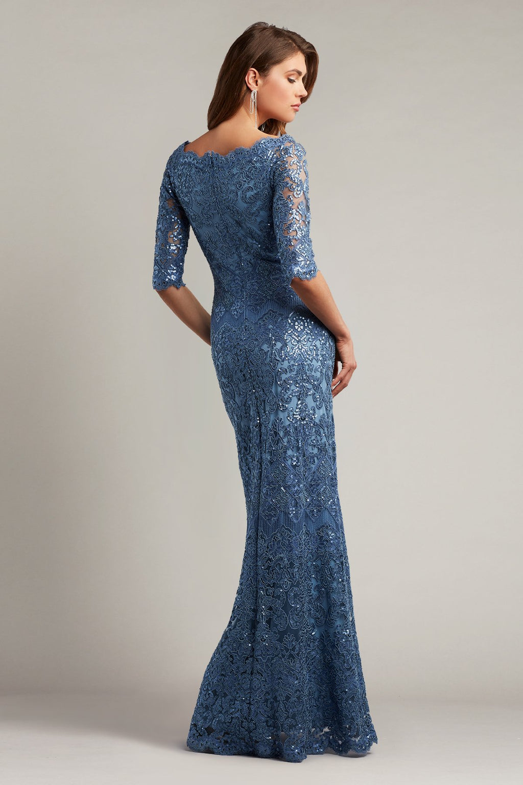 Liem Off-The-Shoulder Sequin Gown