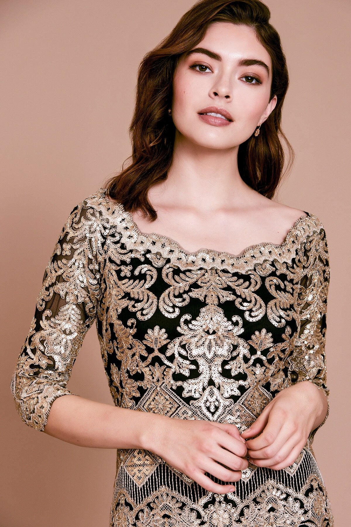 Sopheary Embroidered Sheath Dress