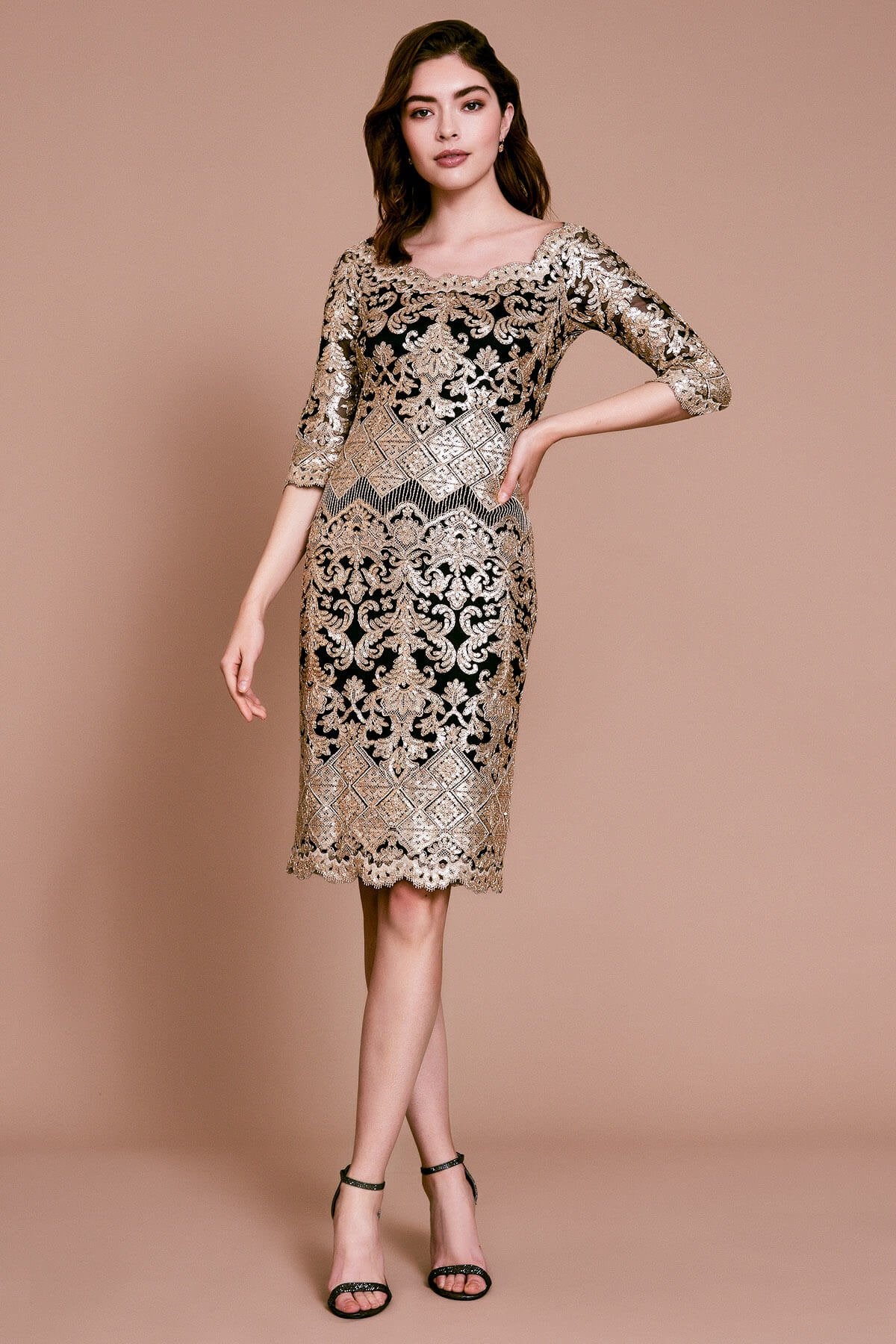 Sopheary Embroidered Sheath Dress