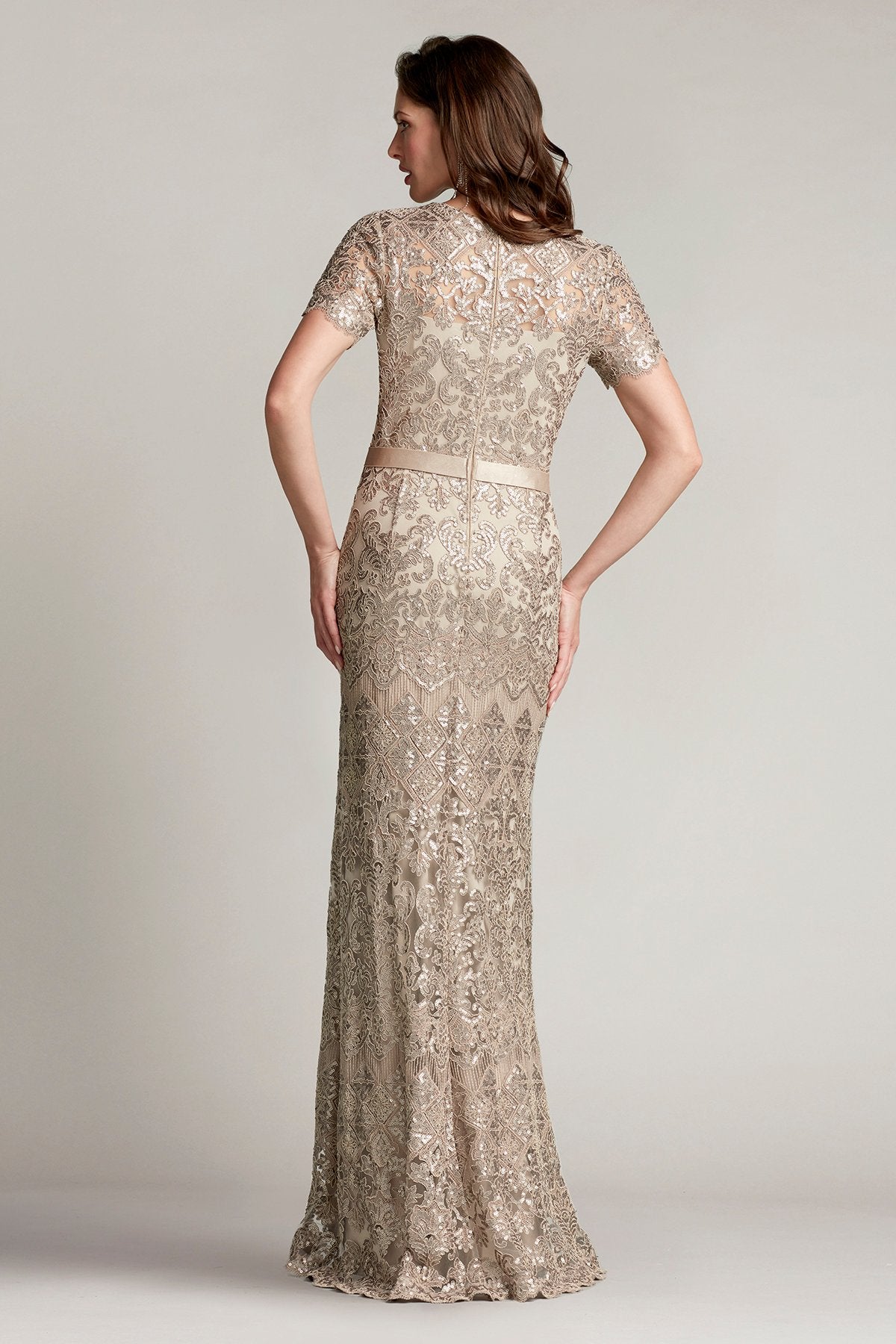 Sapa Sequin Embroidered Gown
