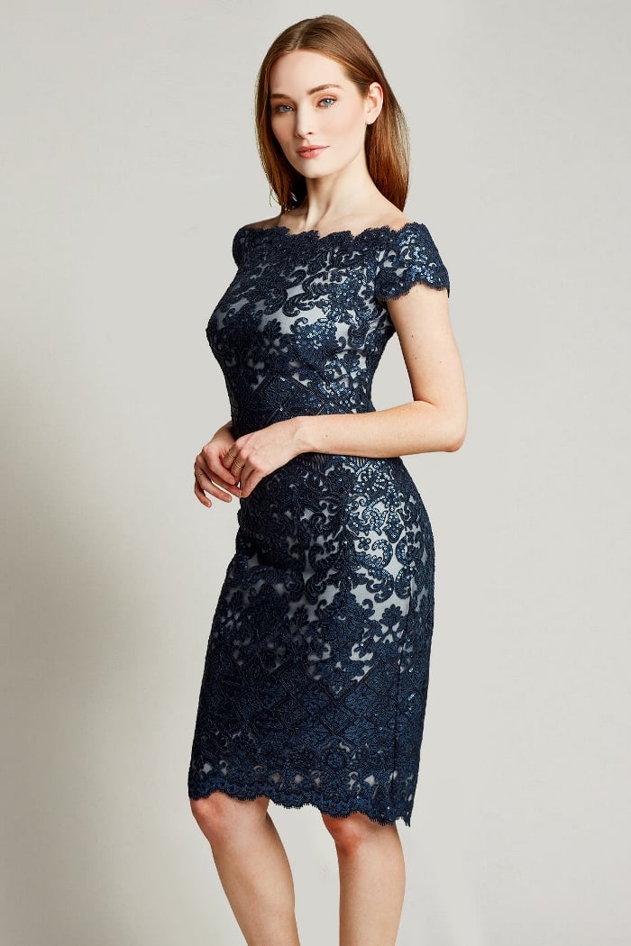 Nam Sequin Embroidered Dress