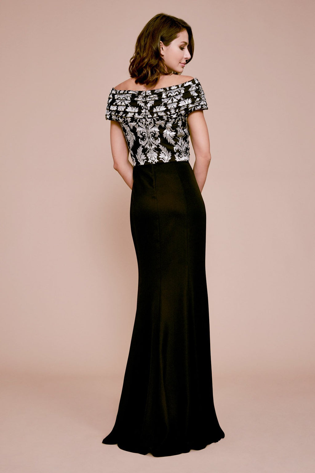 Tadashi Shoji - Rune Twisted Crepe Gown