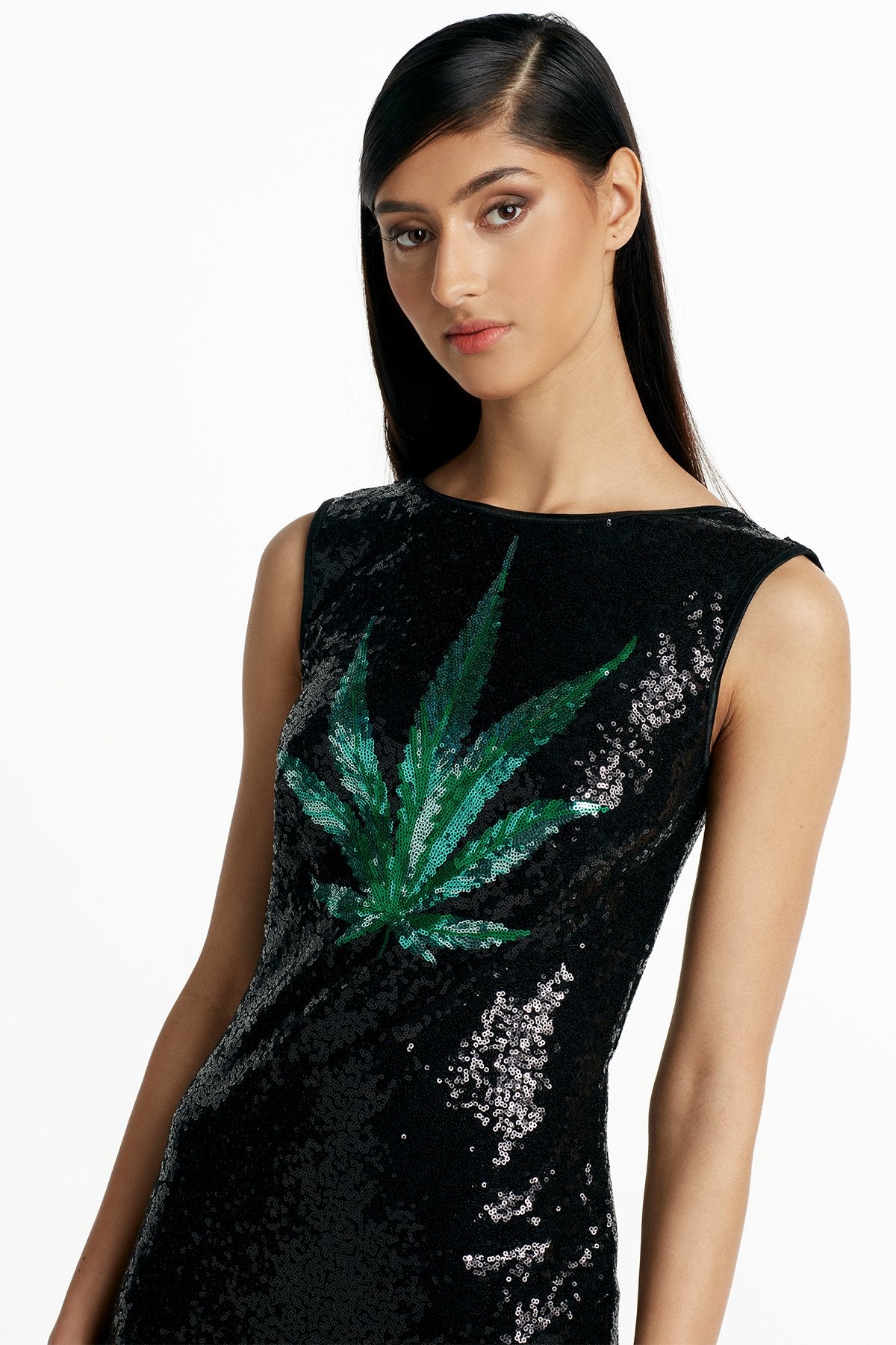 Mary Jane Sequin Mini Dress