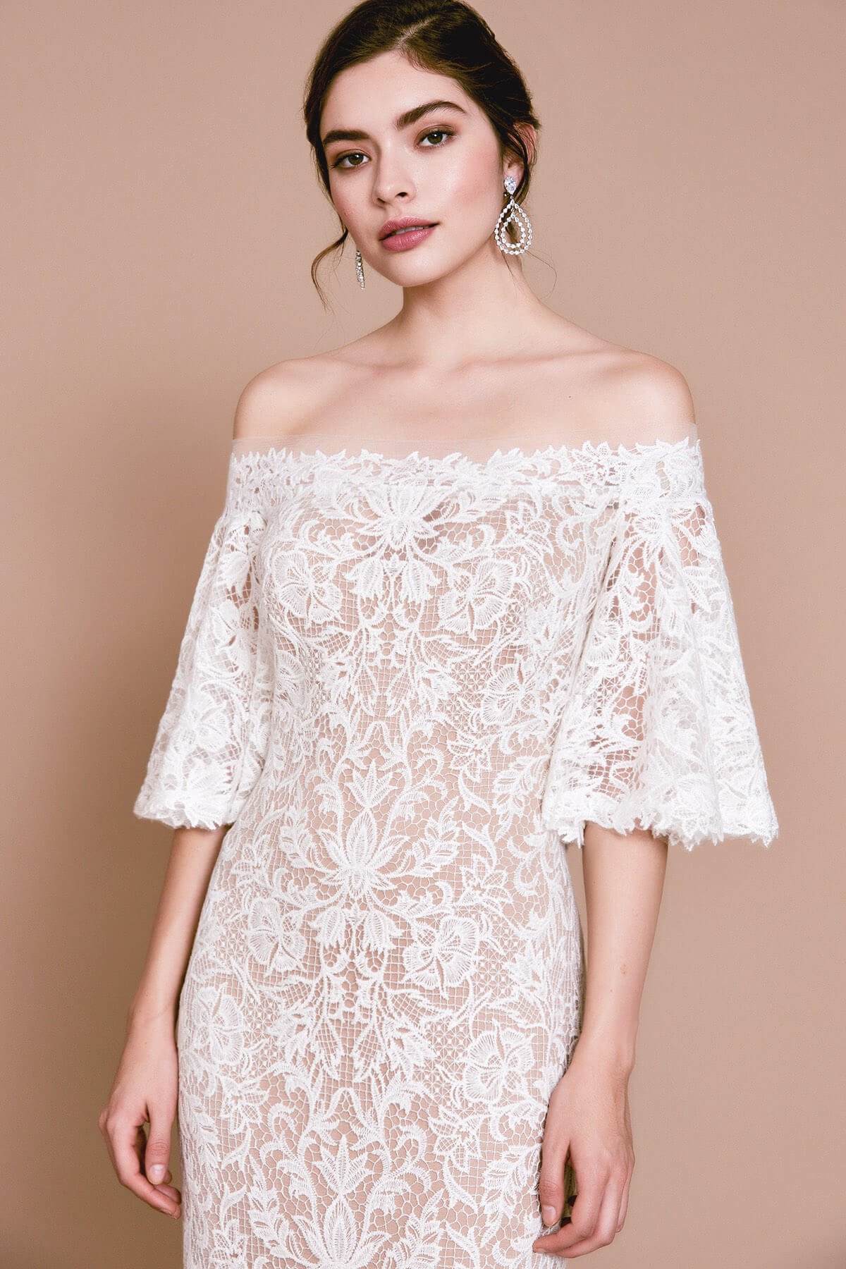 Flora Flutter Sleeve Gown